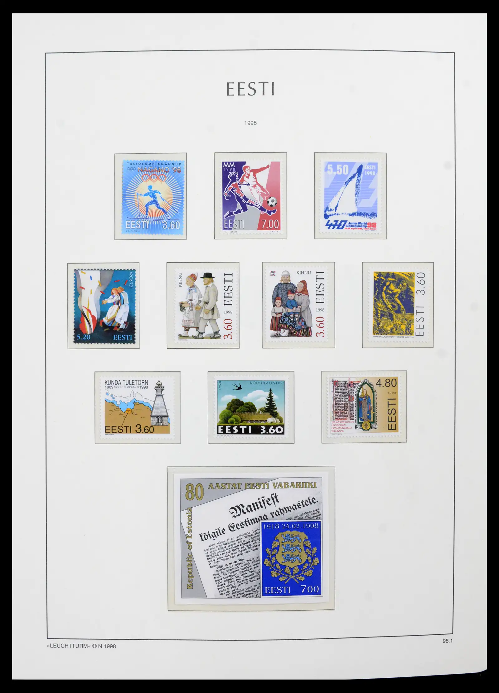41747 0018 - Postzegelverzameling 41747 Baltische Staten compleet 1991-2020!