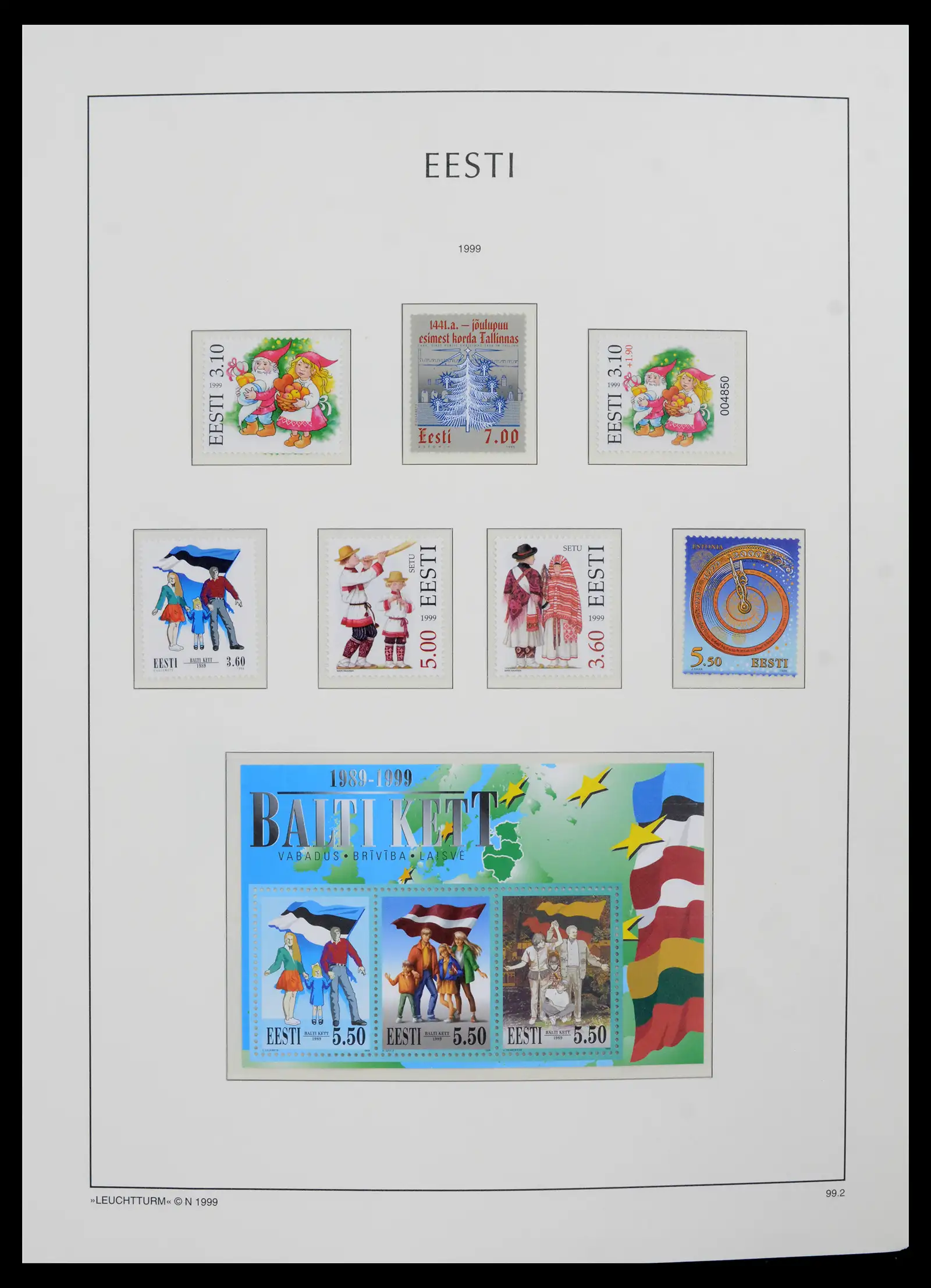 41747 0022 - Postzegelverzameling 41747 Baltische Staten compleet 1991-2020!