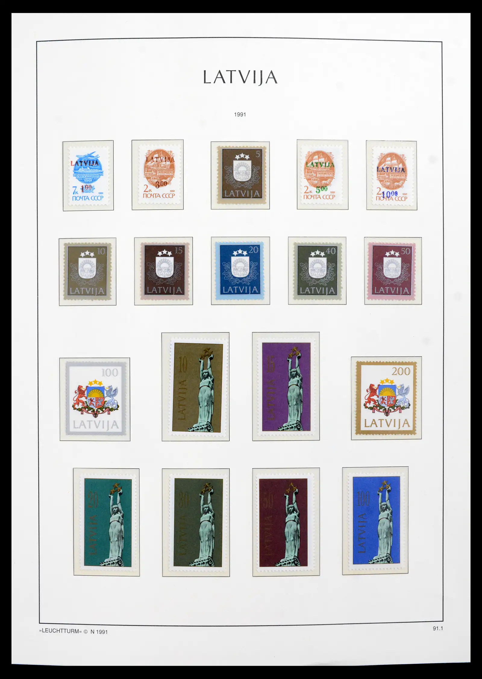 41747 0092 - Postzegelverzameling 41747 Baltische Staten compleet 1991-2020!