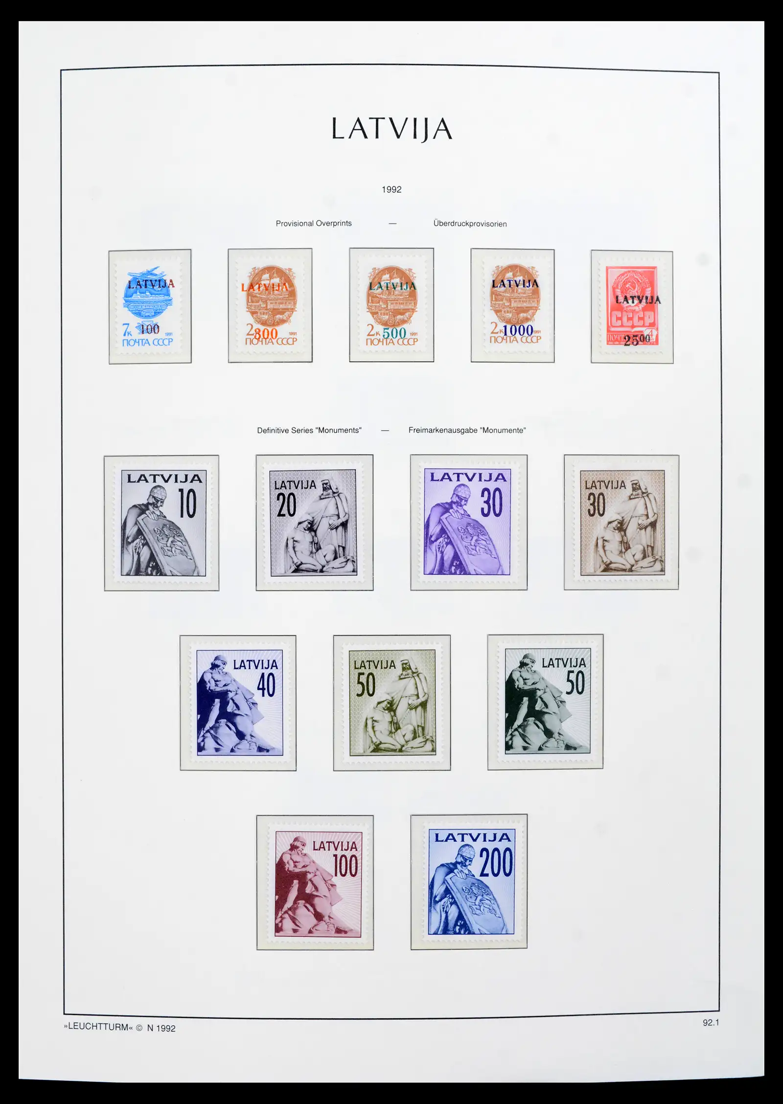41747 0093 - Postzegelverzameling 41747 Baltische Staten compleet 1991-2020!