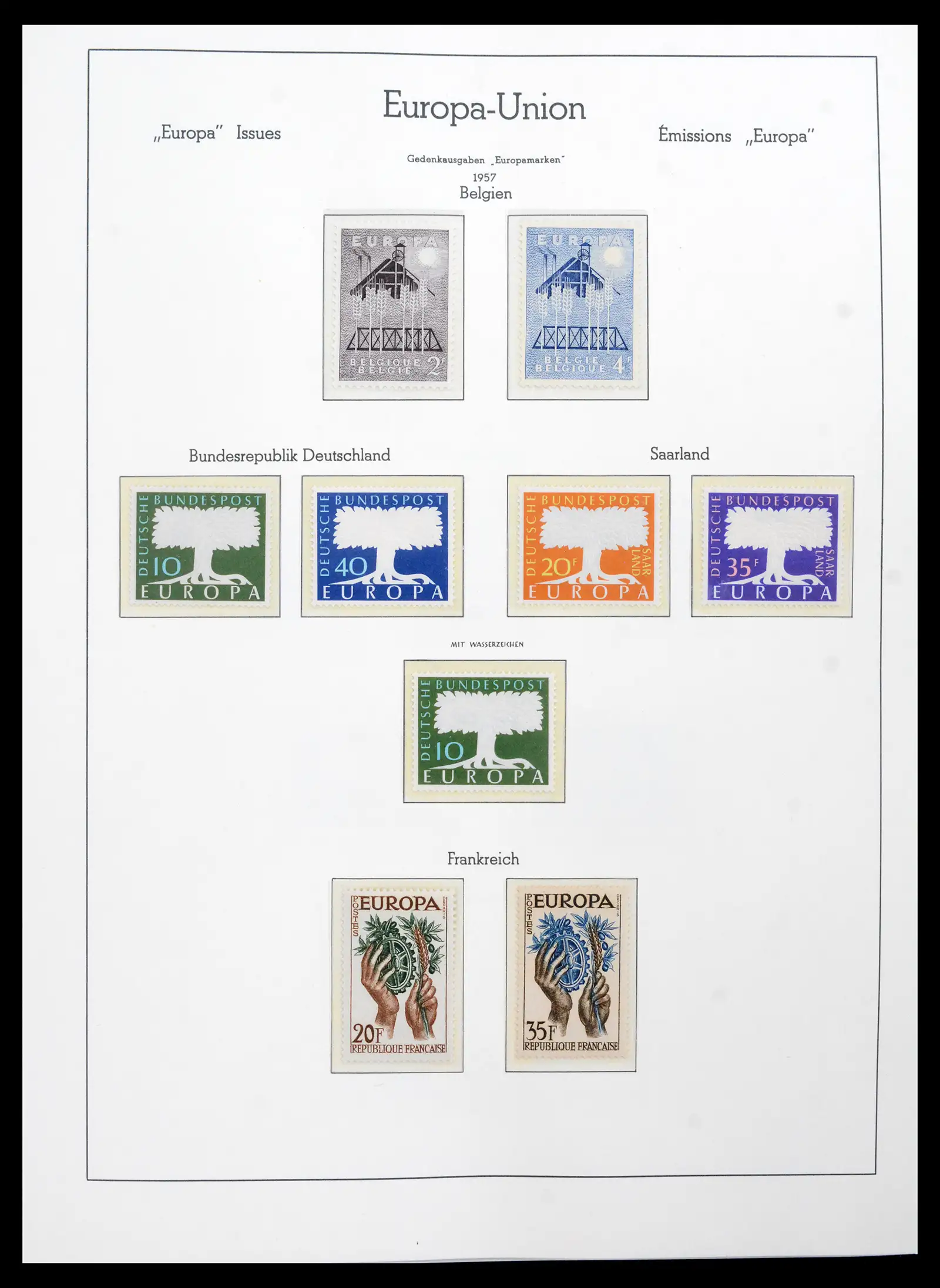 41749 0002 - Postzegelverzameling 41749 Europa Cept compleet 1956-2012.
