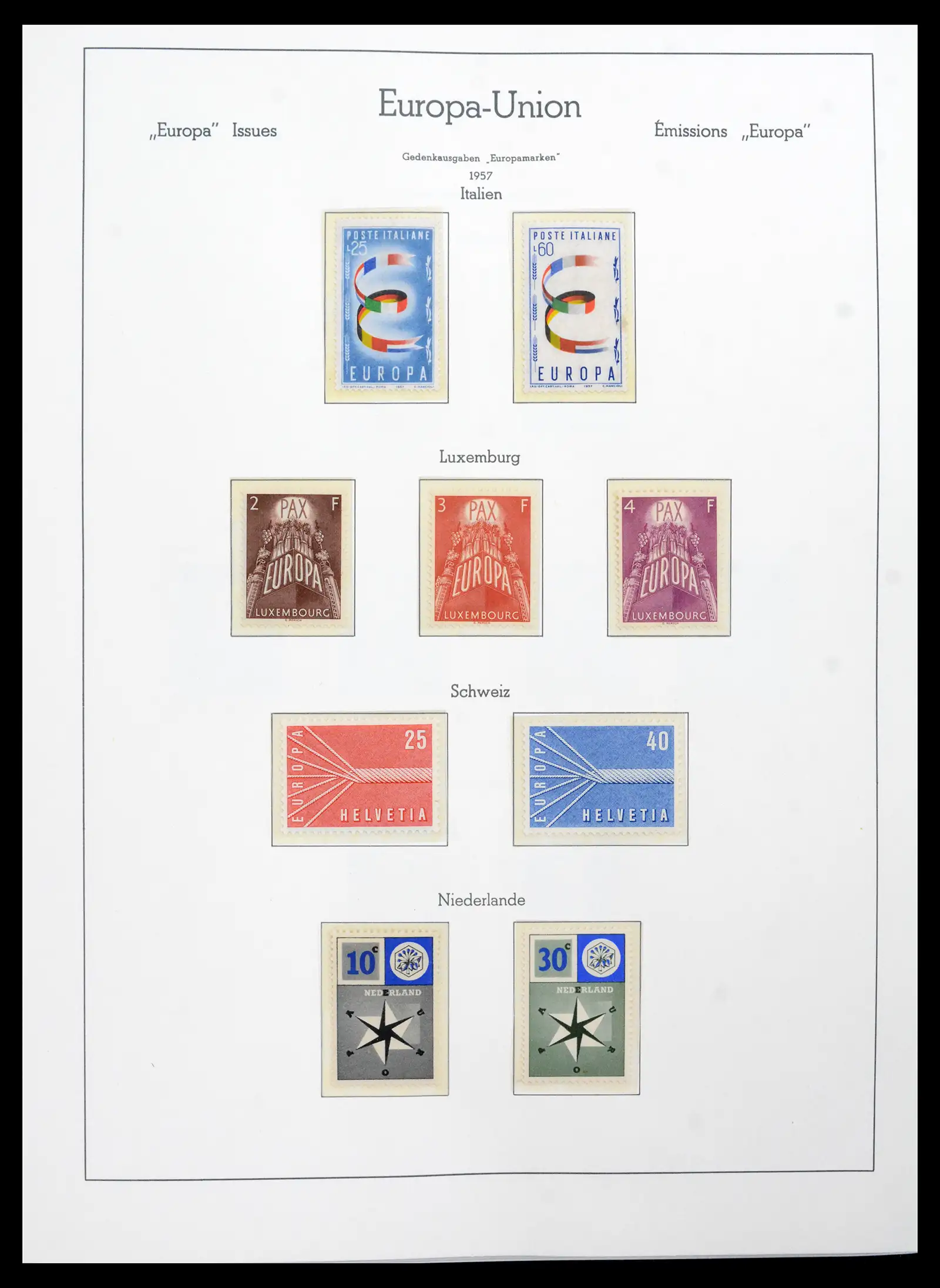 41749 0003 - Postzegelverzameling 41749 Europa Cept compleet 1956-2012.