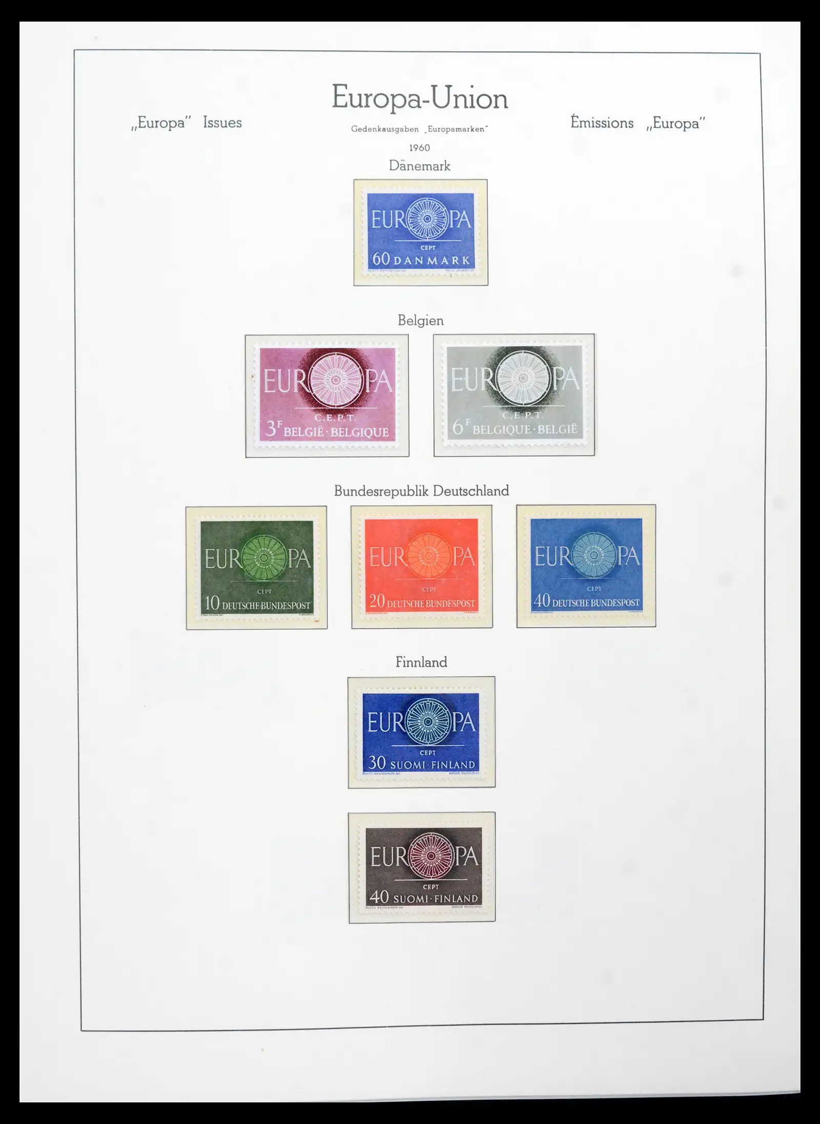 41749 0008 - Postzegelverzameling 41749 Europa Cept compleet 1956-2012.