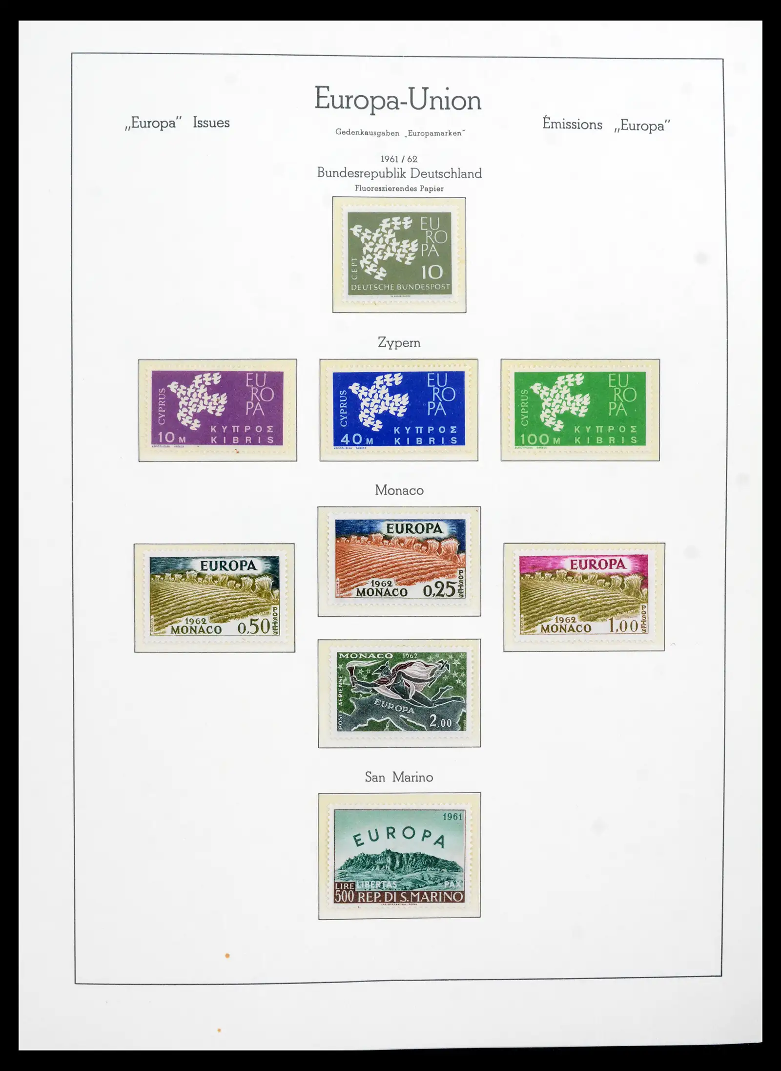 41749 0015 - Postzegelverzameling 41749 Europa Cept compleet 1956-2012.