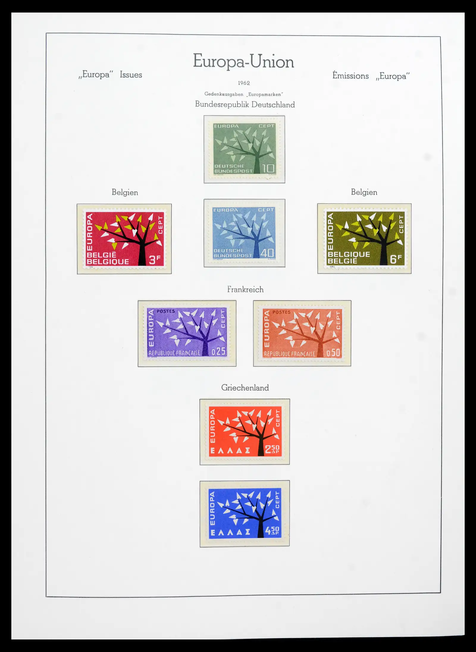41749 0016 - Postzegelverzameling 41749 Europa Cept compleet 1956-2012.