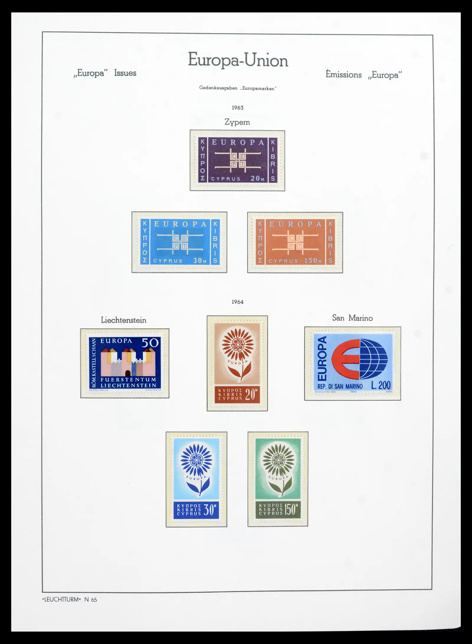 41749 0025 - Postzegelverzameling 41749 Europa Cept compleet 1956-2012.