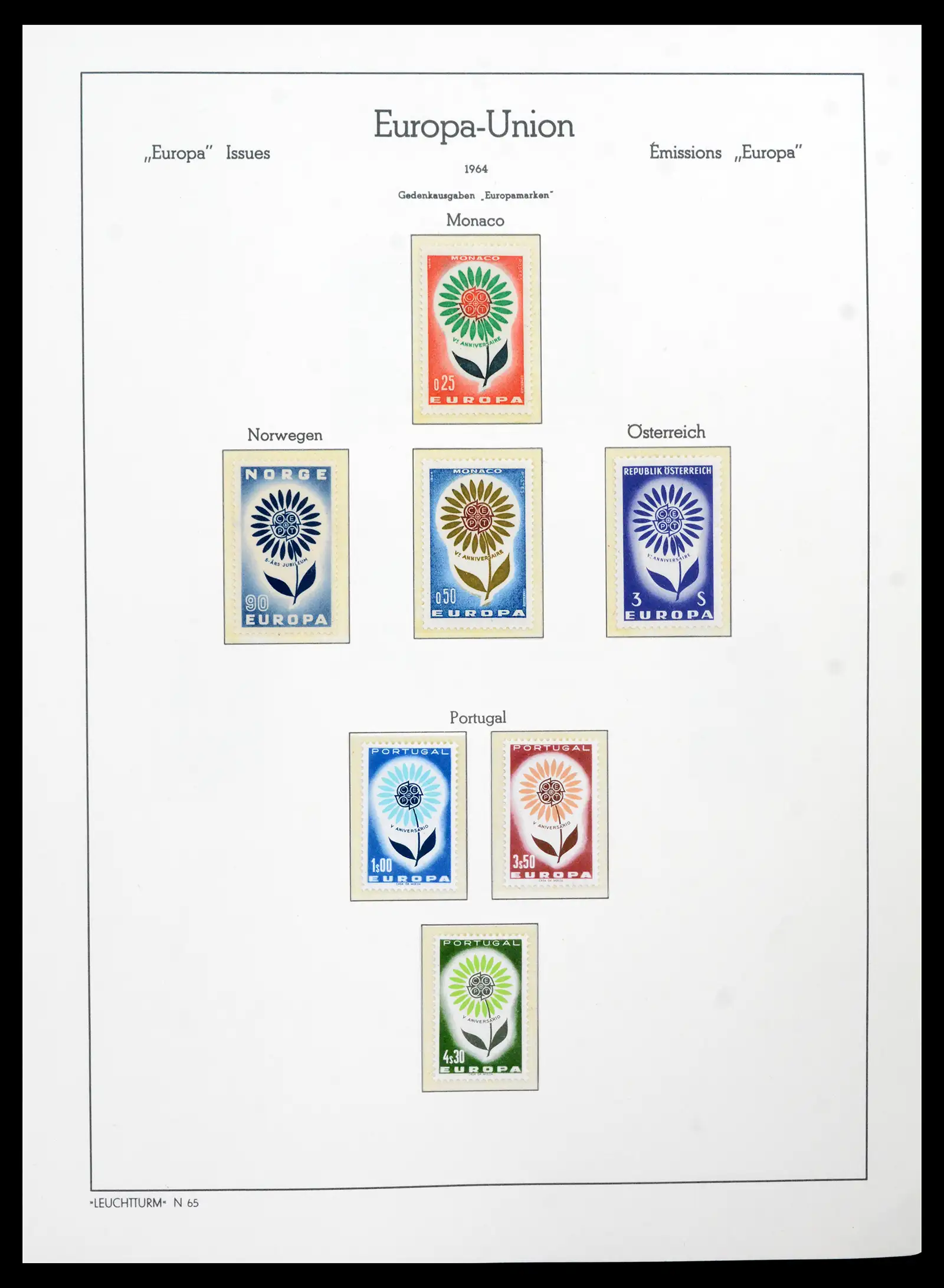 41749 0028 - Postzegelverzameling 41749 Europa Cept compleet 1956-2012.