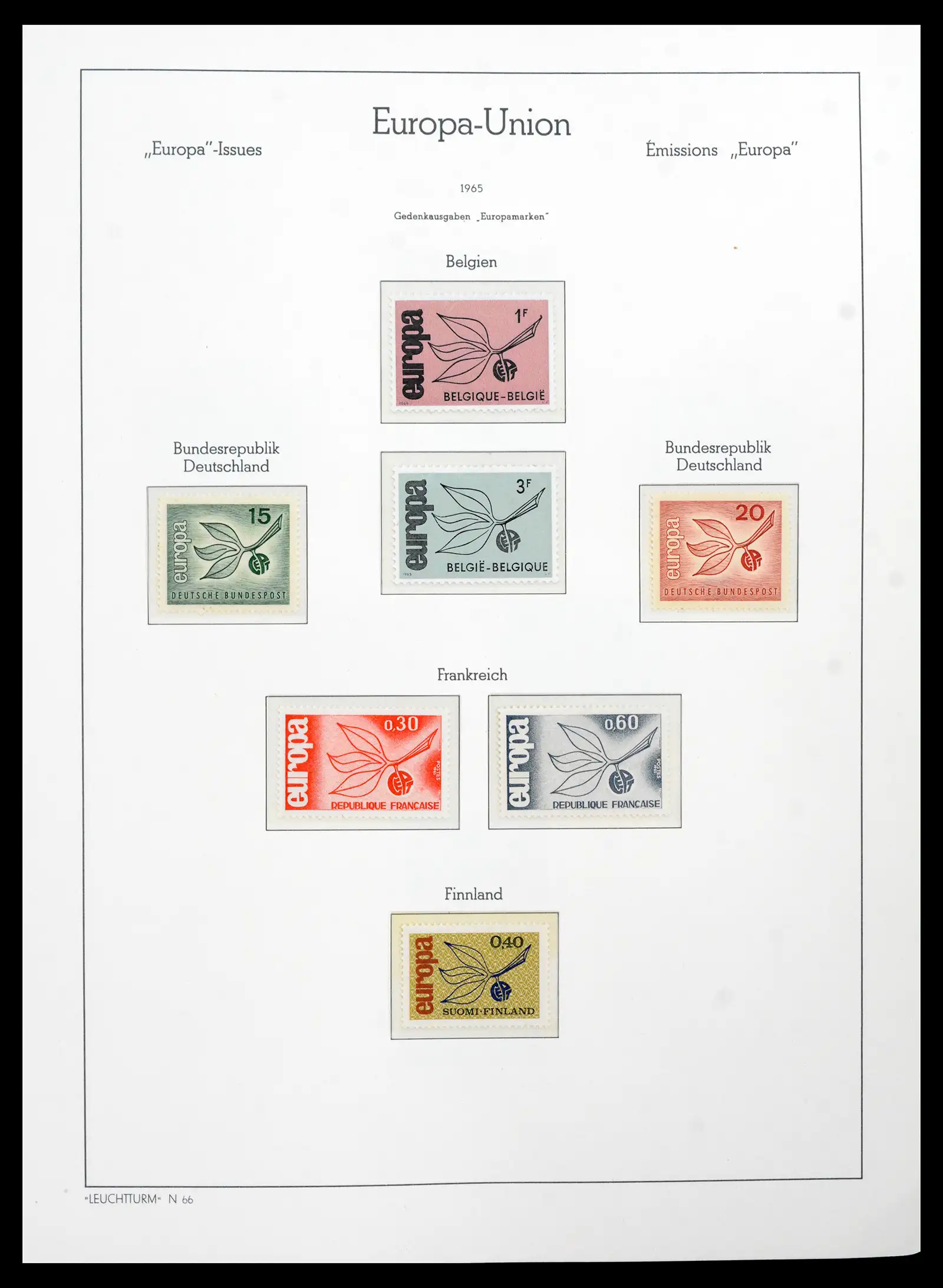 41749 0030 - Postzegelverzameling 41749 Europa Cept compleet 1956-2012.