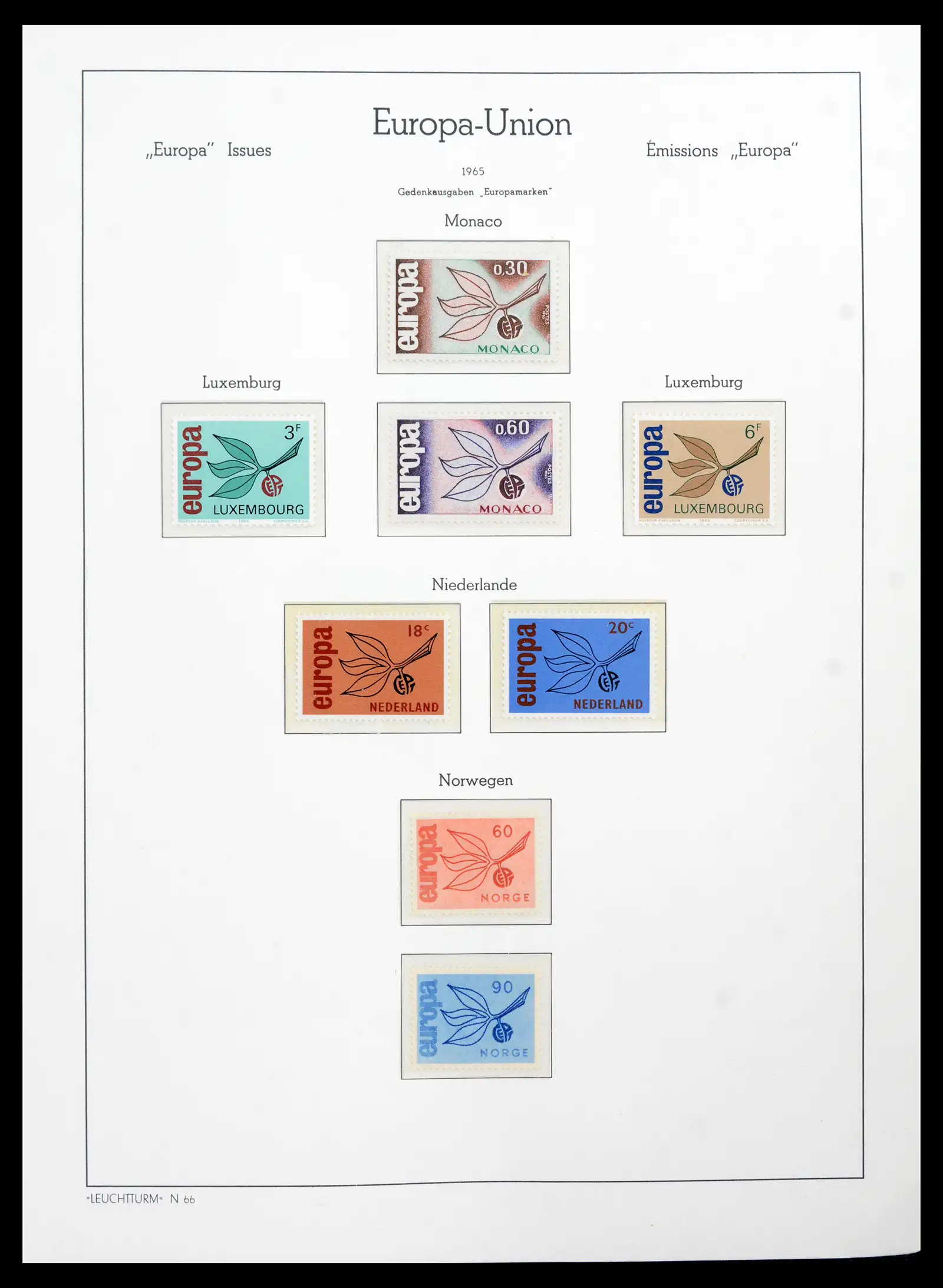 41749 0032 - Postzegelverzameling 41749 Europa Cept compleet 1956-2012.