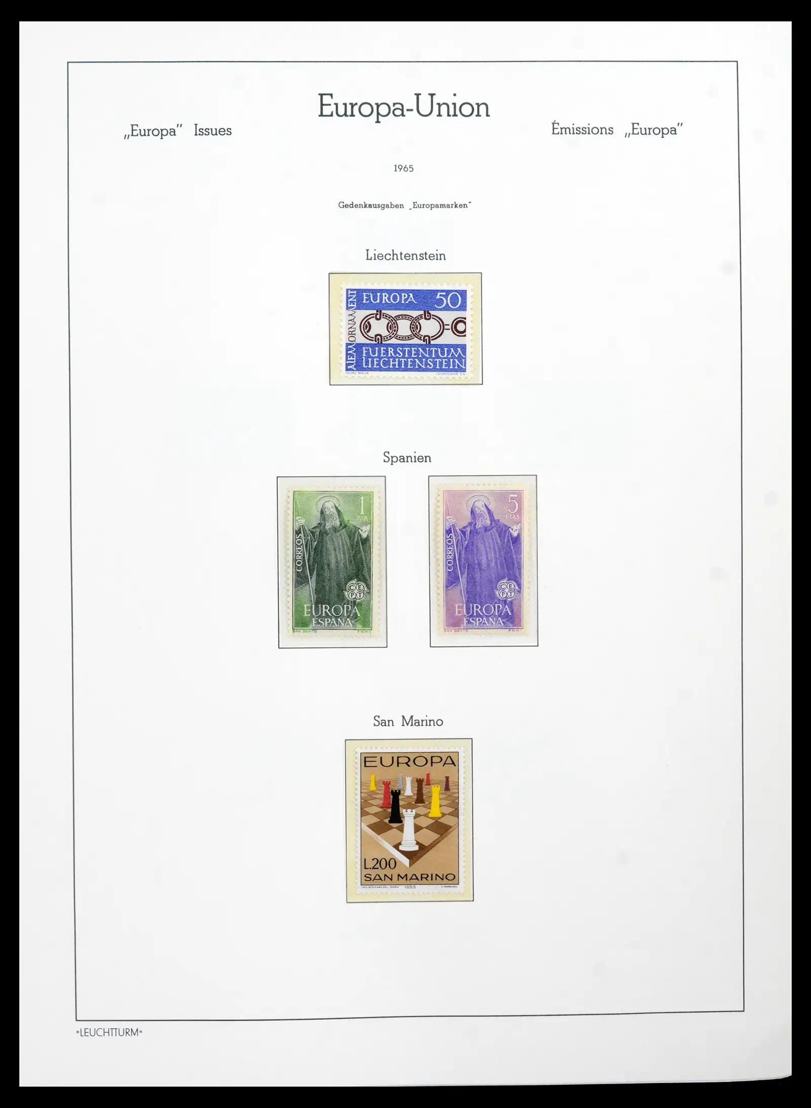 41749 0033 - Postzegelverzameling 41749 Europa Cept compleet 1956-2012.