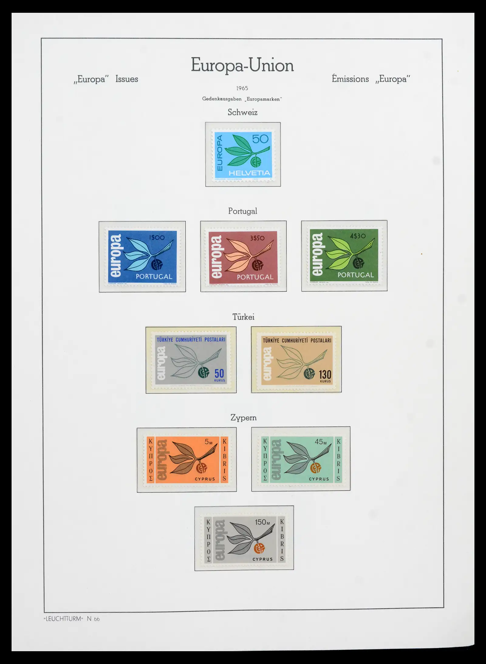 41749 0034 - Postzegelverzameling 41749 Europa Cept compleet 1956-2012.