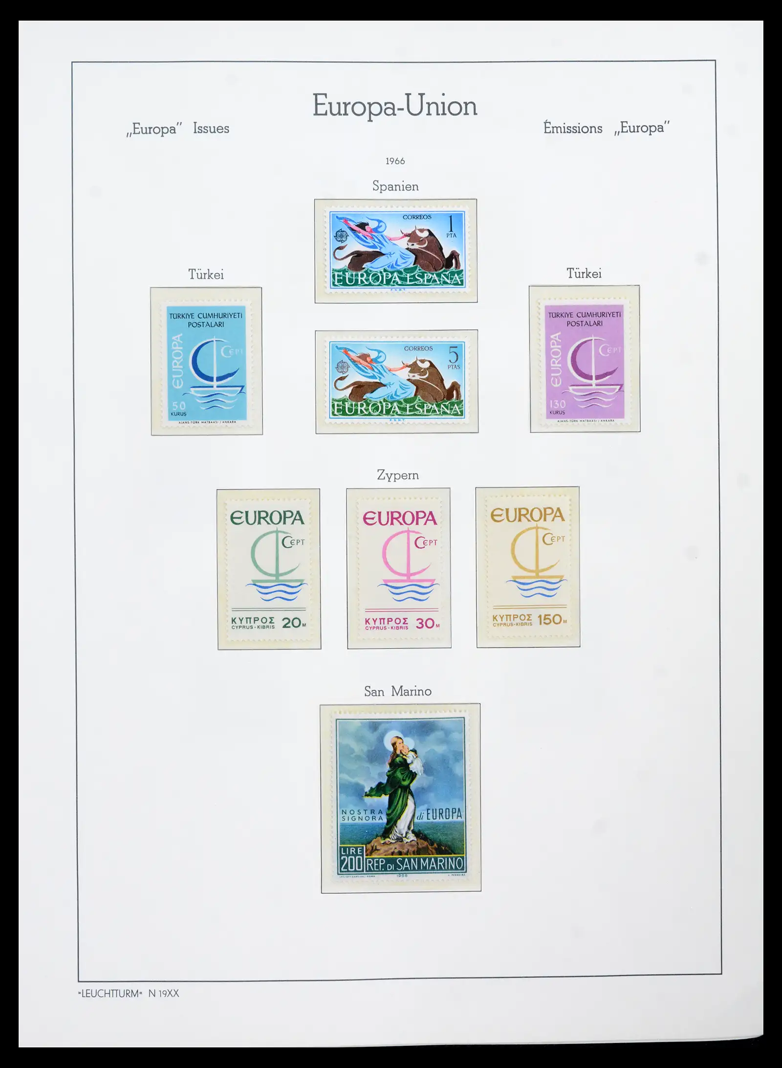 41749 0038 - Postzegelverzameling 41749 Europa Cept compleet 1956-2012.