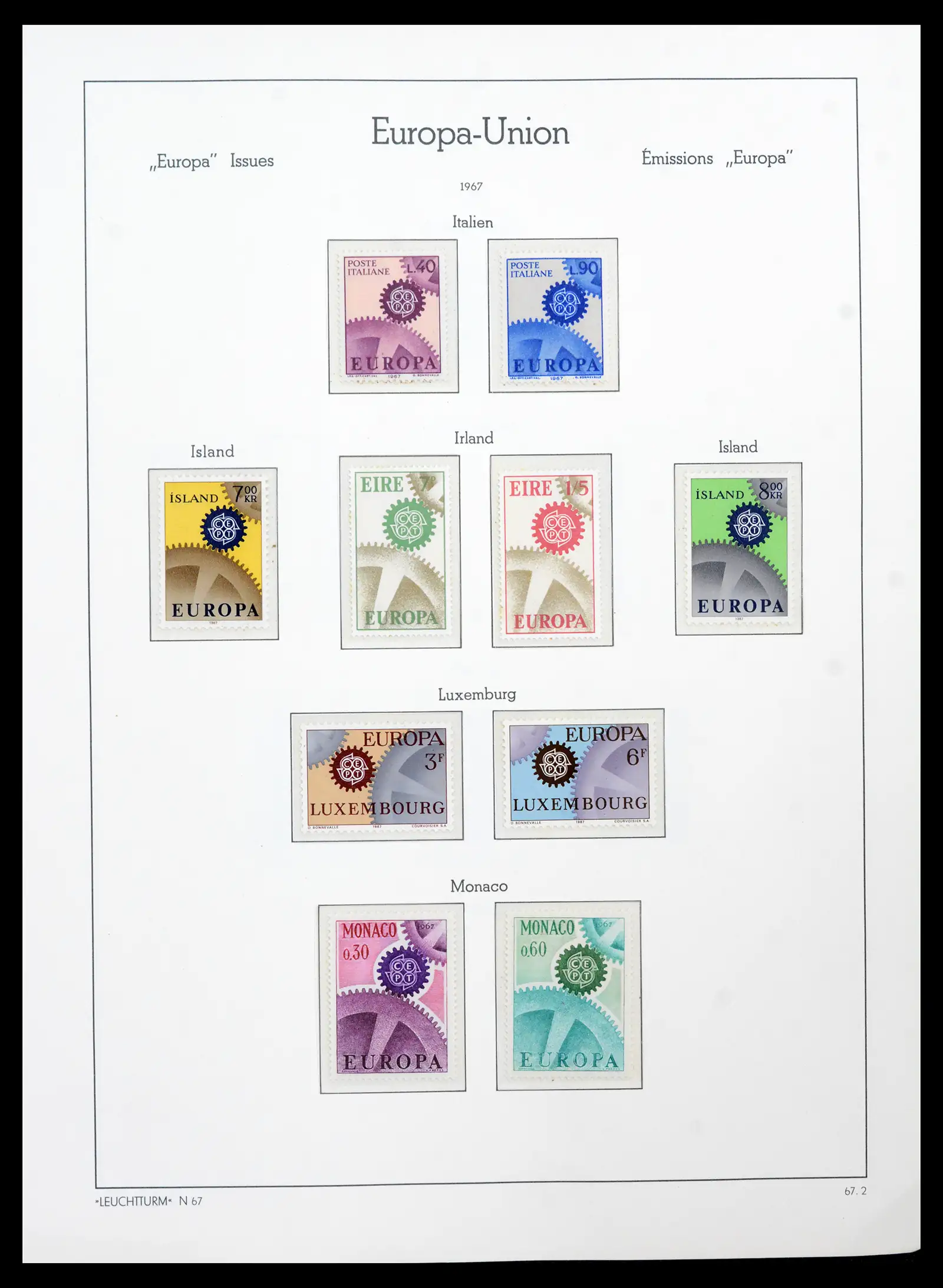 41749 0040 - Postzegelverzameling 41749 Europa Cept compleet 1956-2012.