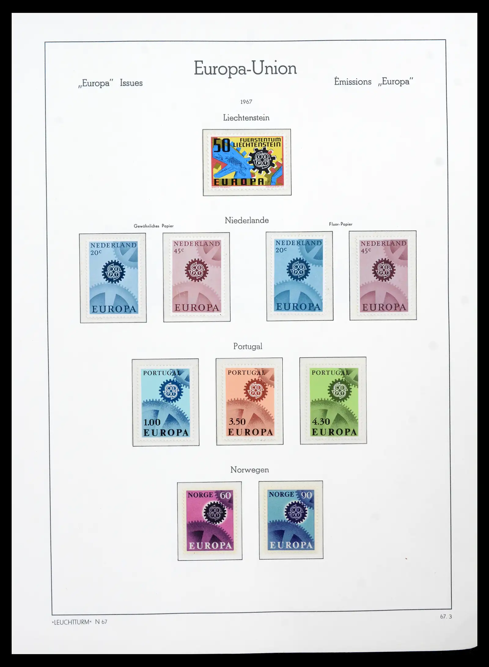41749 0041 - Postzegelverzameling 41749 Europa Cept compleet 1956-2012.