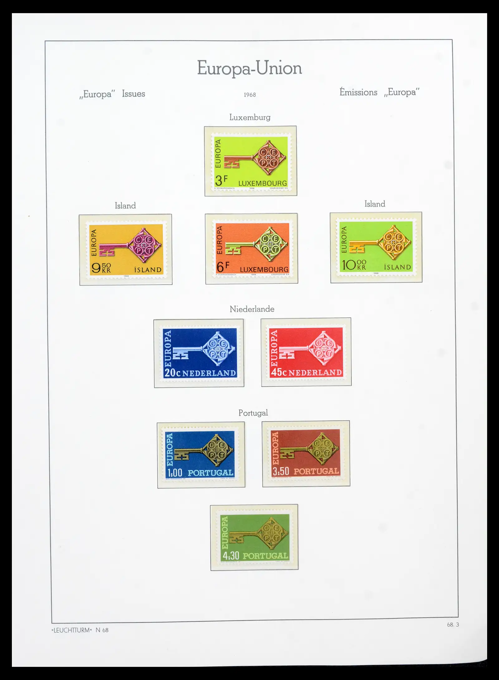 41749 0045 - Postzegelverzameling 41749 Europa Cept compleet 1956-2012.