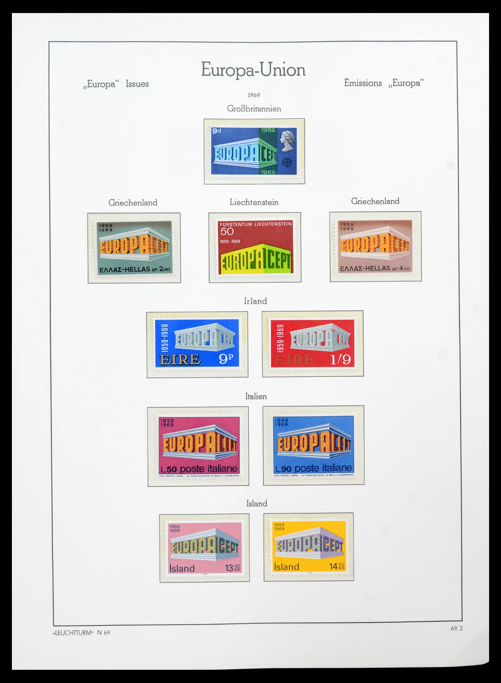 41749 0048 - Postzegelverzameling 41749 Europa Cept compleet 1956-2012.
