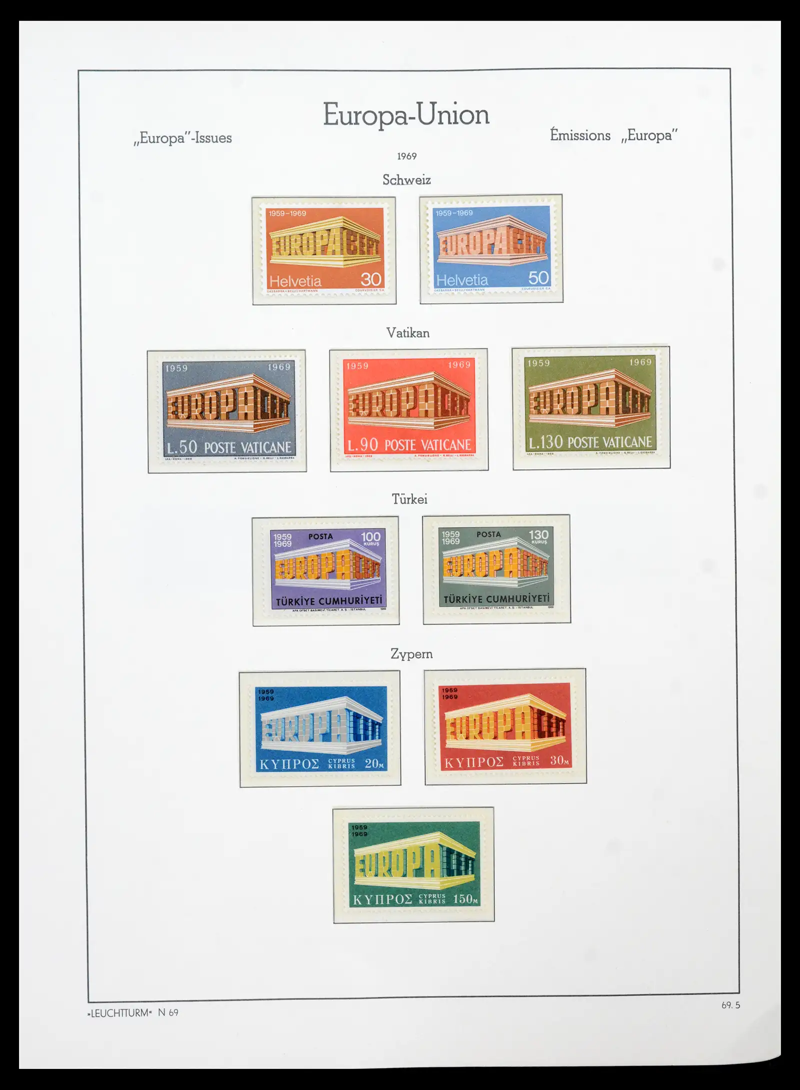 41749 0051 - Postzegelverzameling 41749 Europa Cept compleet 1956-2012.