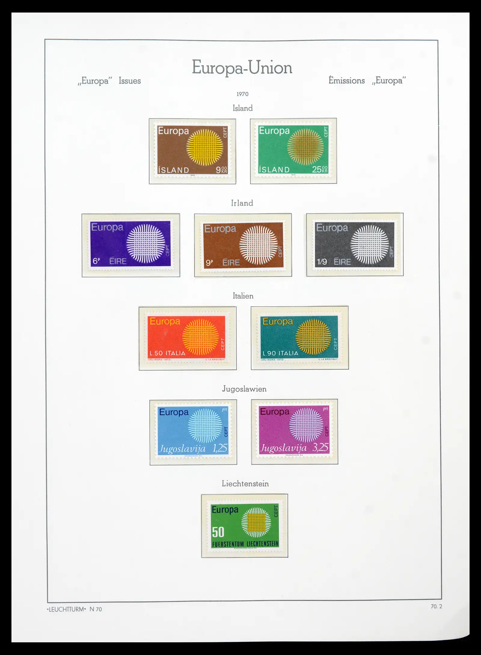 41749 0053 - Postzegelverzameling 41749 Europa Cept compleet 1956-2012.
