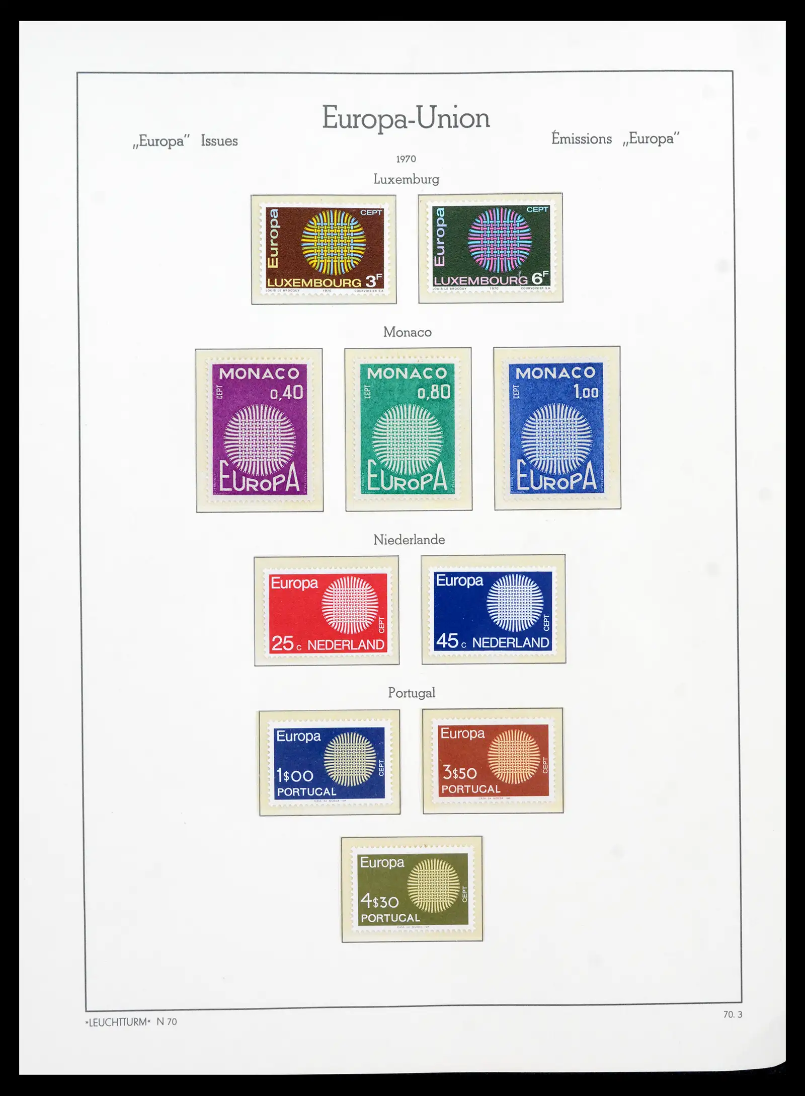 41749 0054 - Postzegelverzameling 41749 Europa Cept compleet 1956-2012.