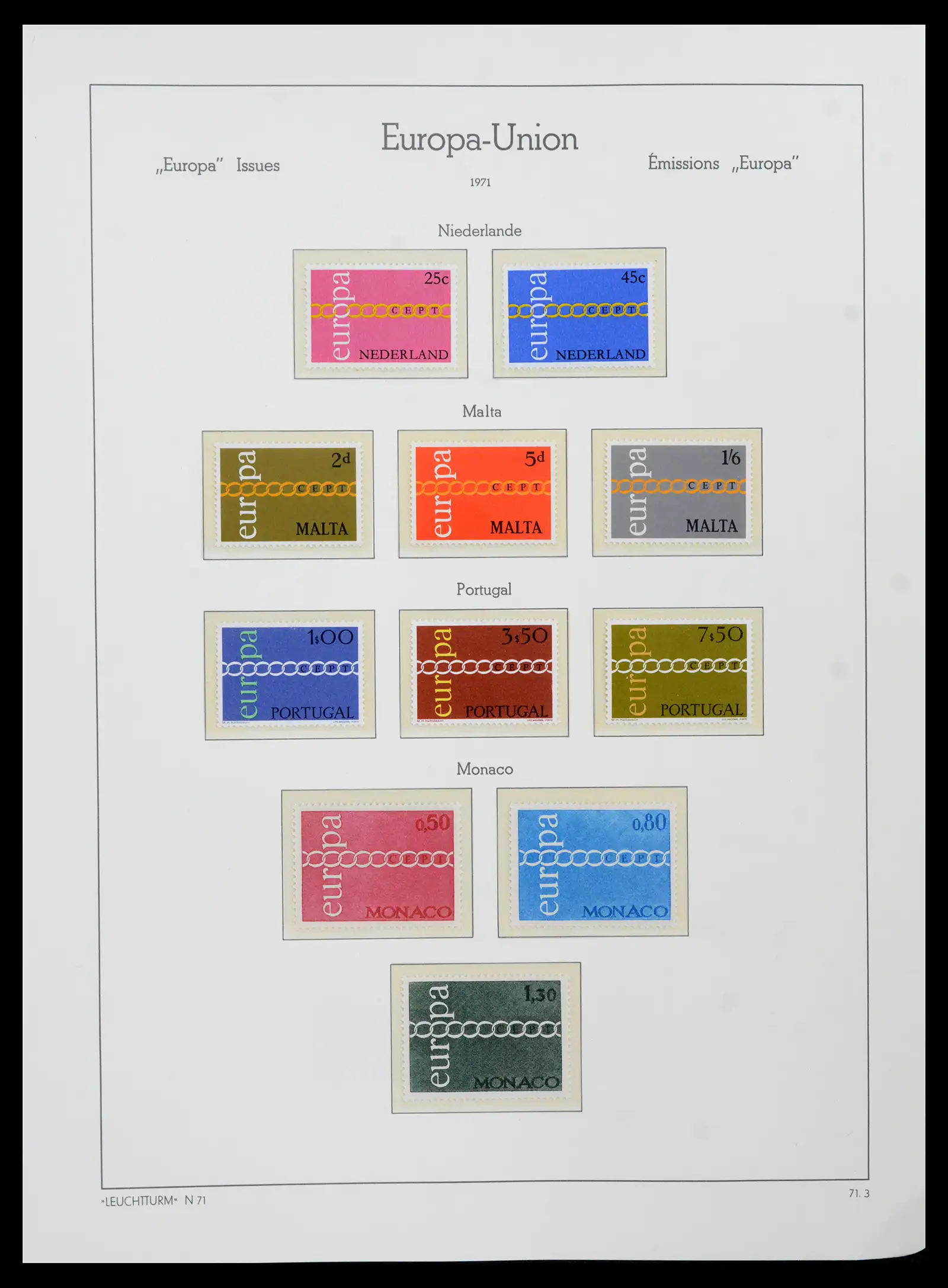41749 0058 - Postzegelverzameling 41749 Europa Cept compleet 1956-2012.