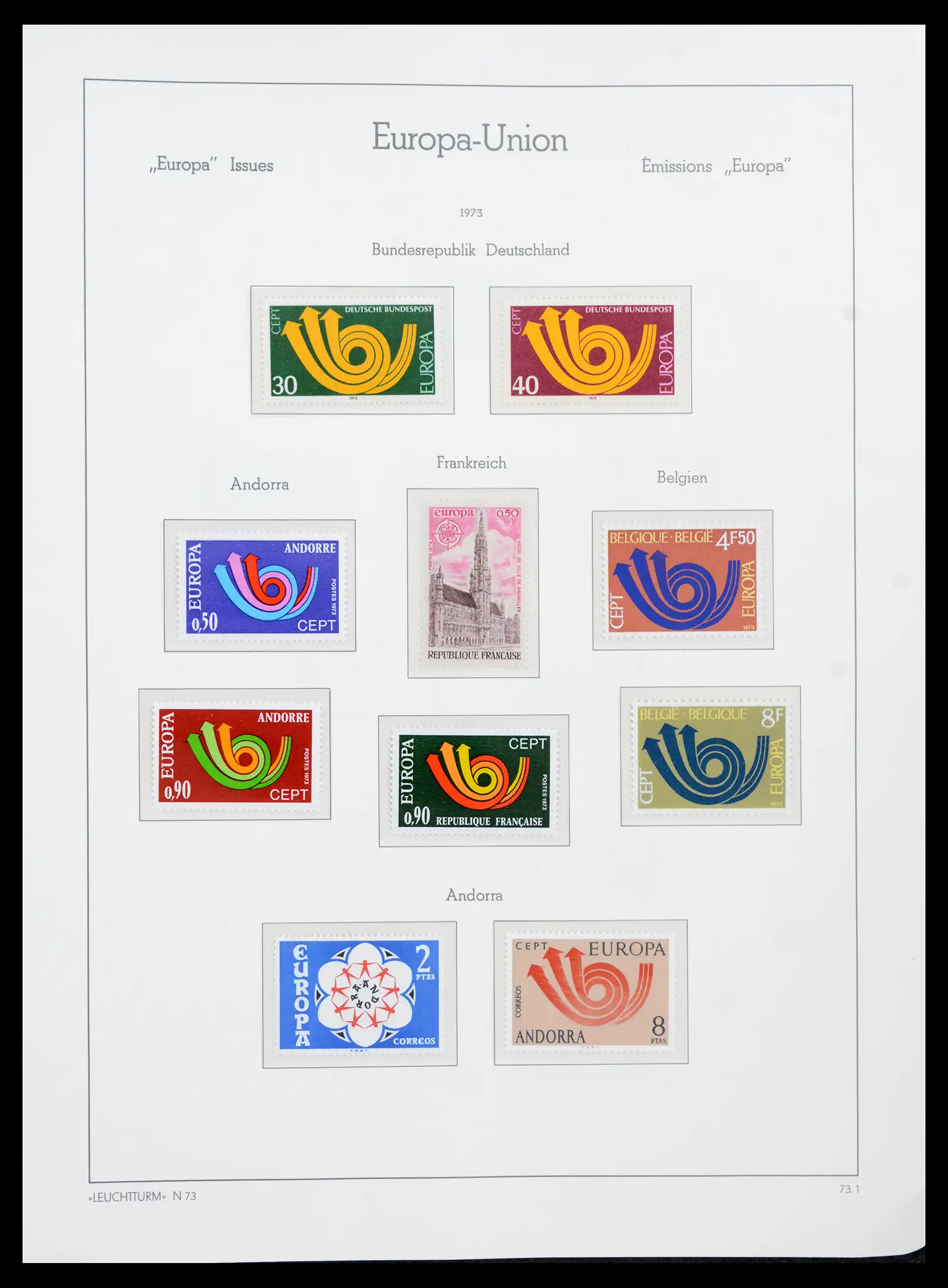41749 0065 - Postzegelverzameling 41749 Europa Cept compleet 1956-2012.
