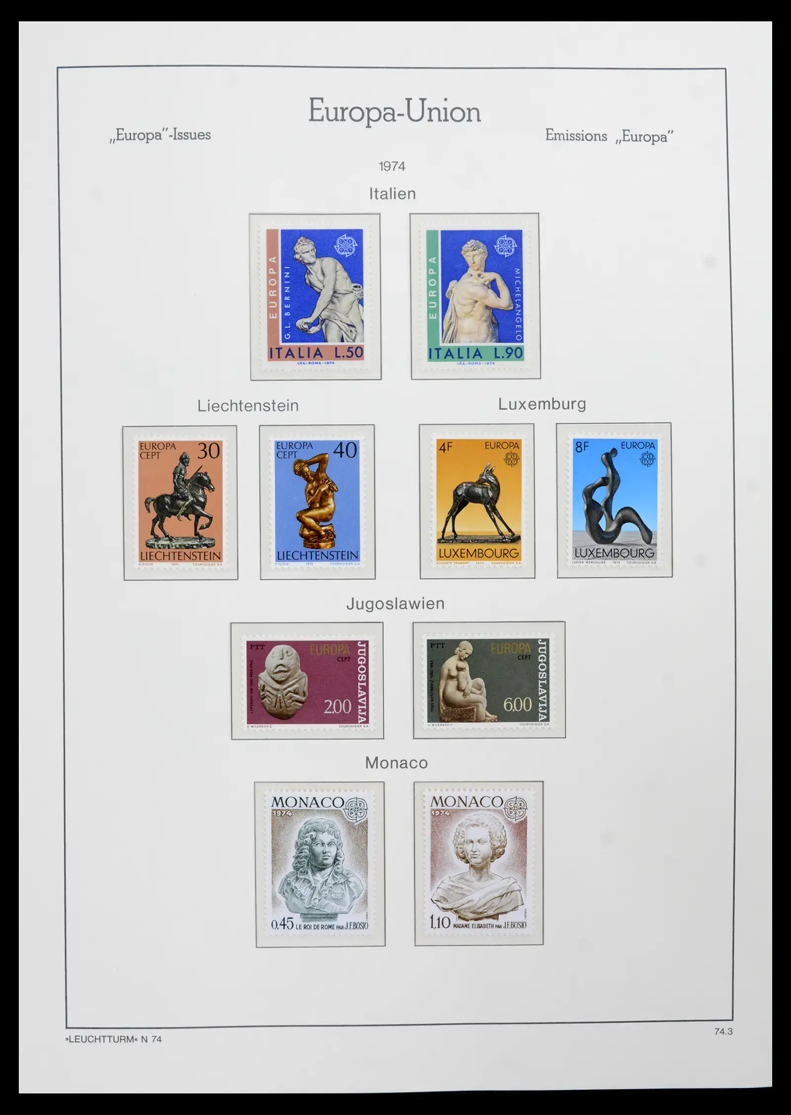 41749 0073 - Postzegelverzameling 41749 Europa Cept compleet 1956-2012.