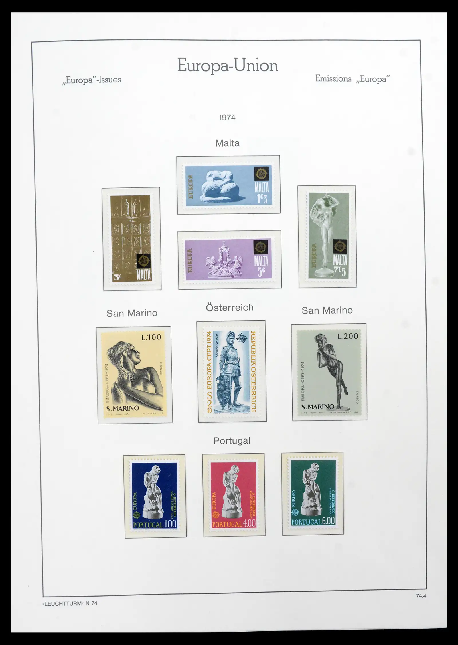 41749 0075 - Postzegelverzameling 41749 Europa Cept compleet 1956-2012.