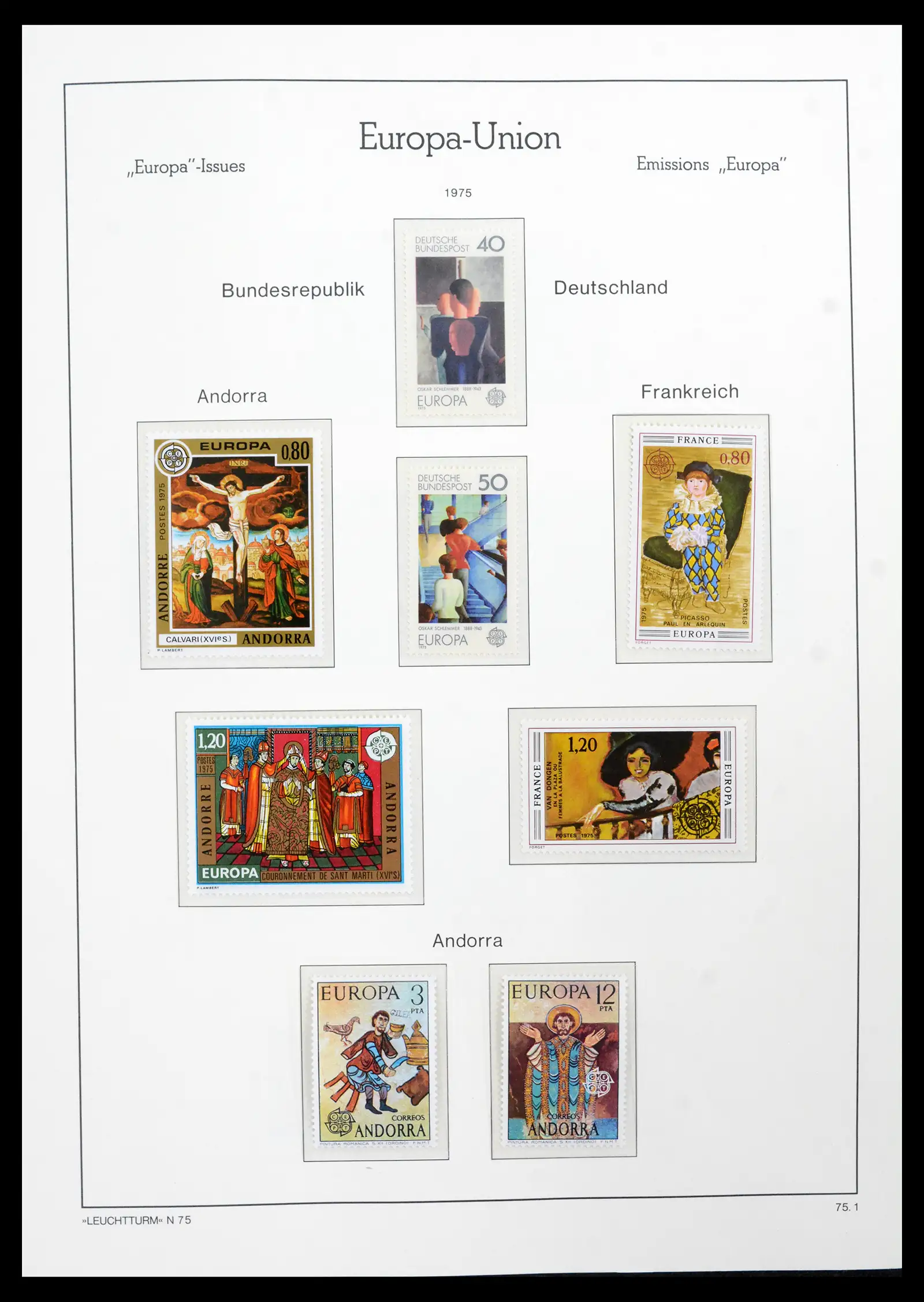 41749 0077 - Postzegelverzameling 41749 Europa Cept compleet 1956-2012.