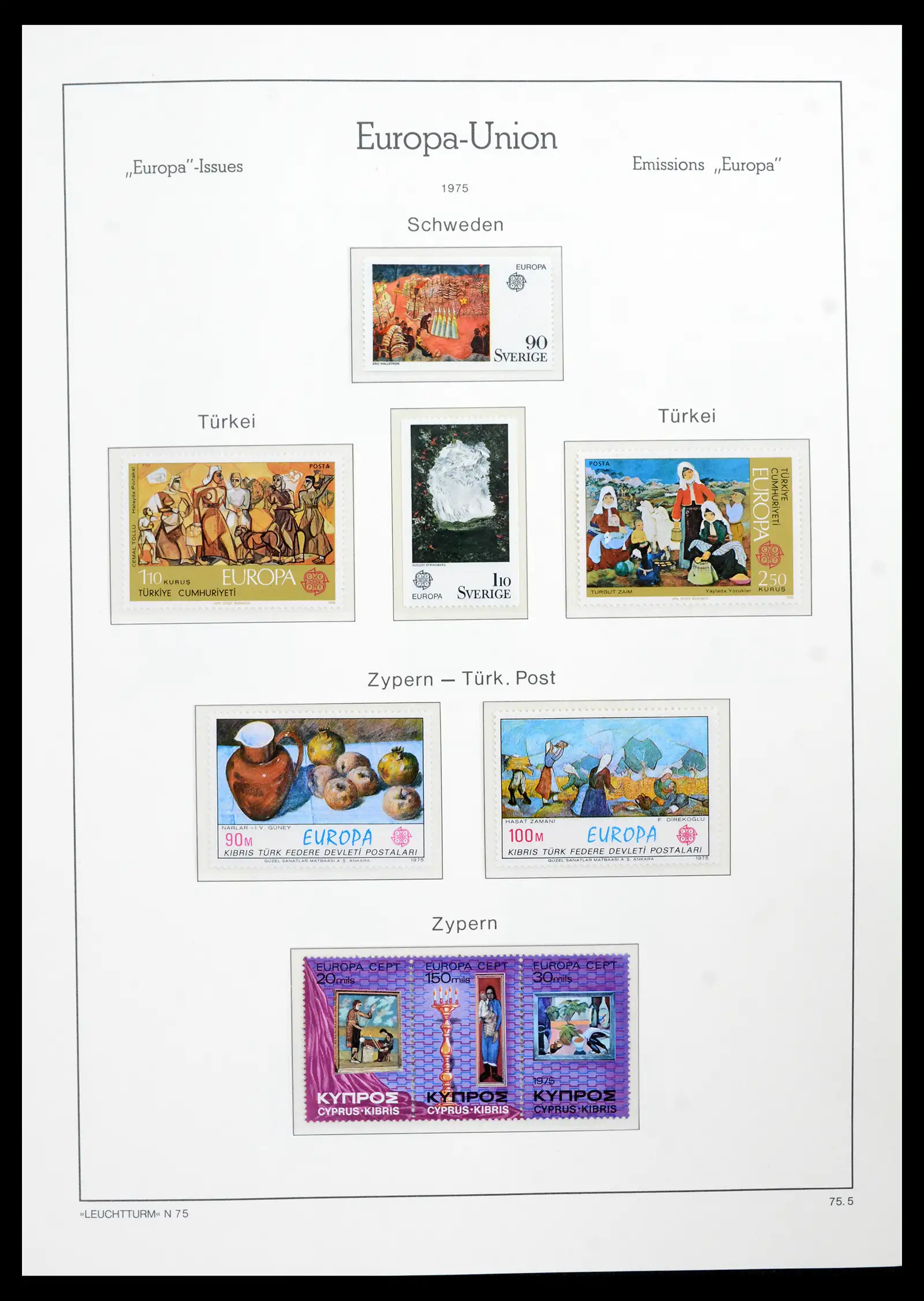41749 0082 - Postzegelverzameling 41749 Europa Cept compleet 1956-2012.