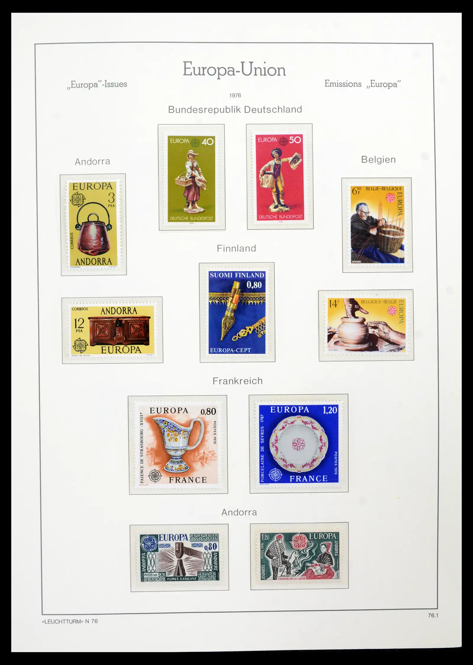 41749 0083 - Postzegelverzameling 41749 Europa Cept compleet 1956-2012.