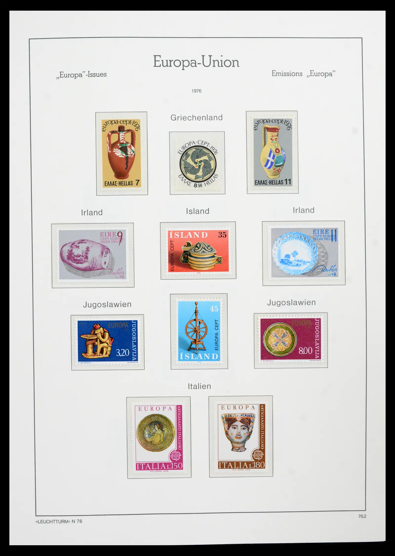 41749 0084 - Postzegelverzameling 41749 Europa Cept compleet 1956-2012.