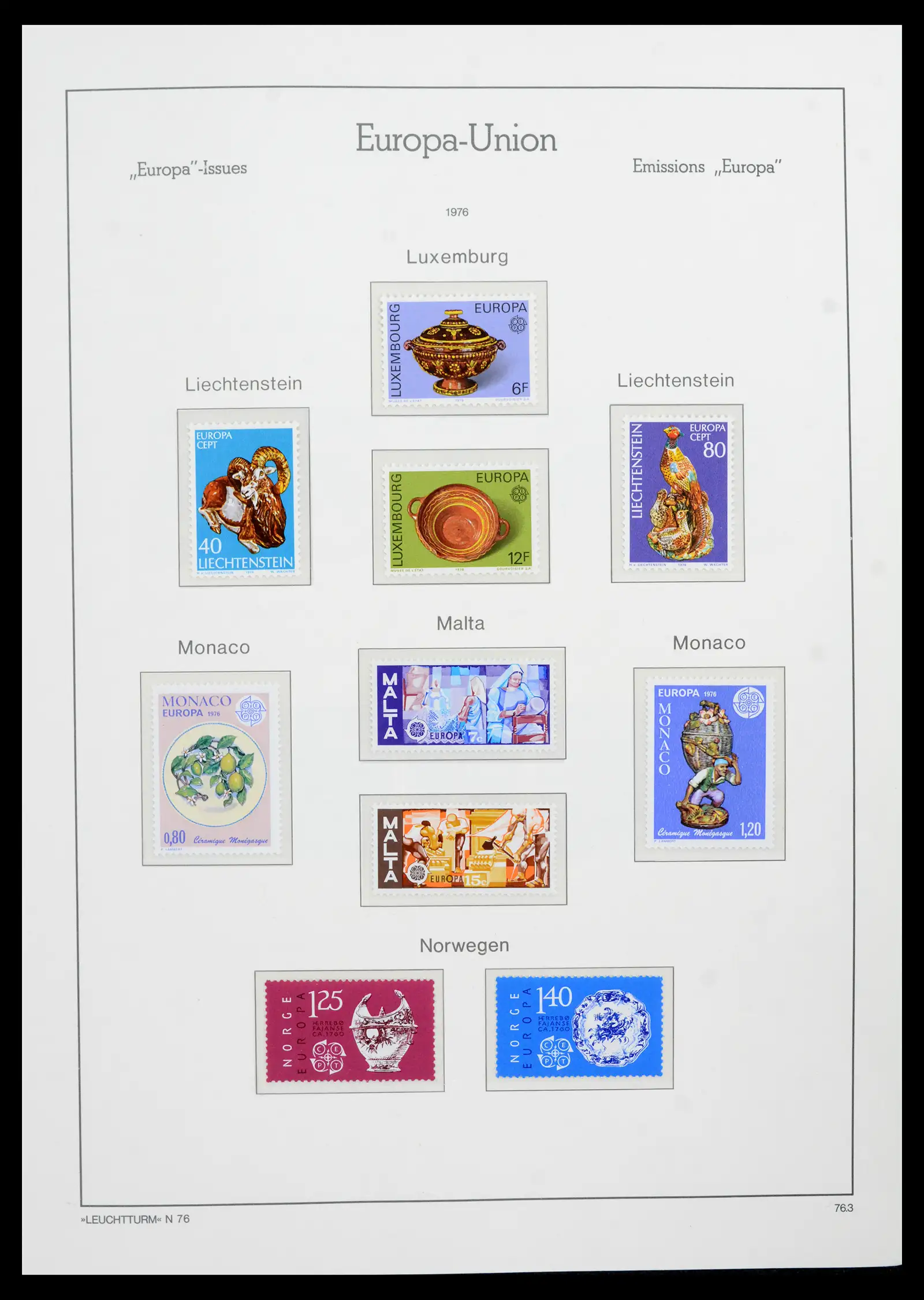 41749 0085 - Postzegelverzameling 41749 Europa Cept compleet 1956-2012.