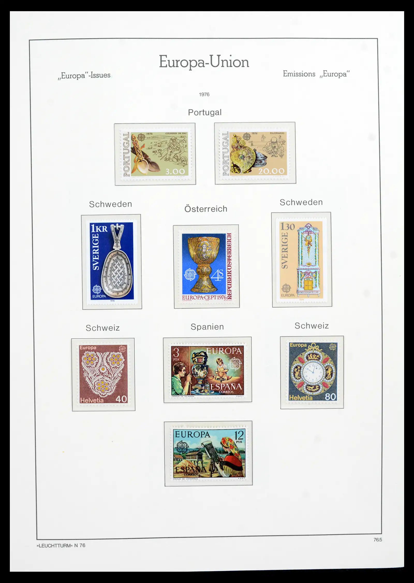 41749 0087 - Postzegelverzameling 41749 Europa Cept compleet 1956-2012.