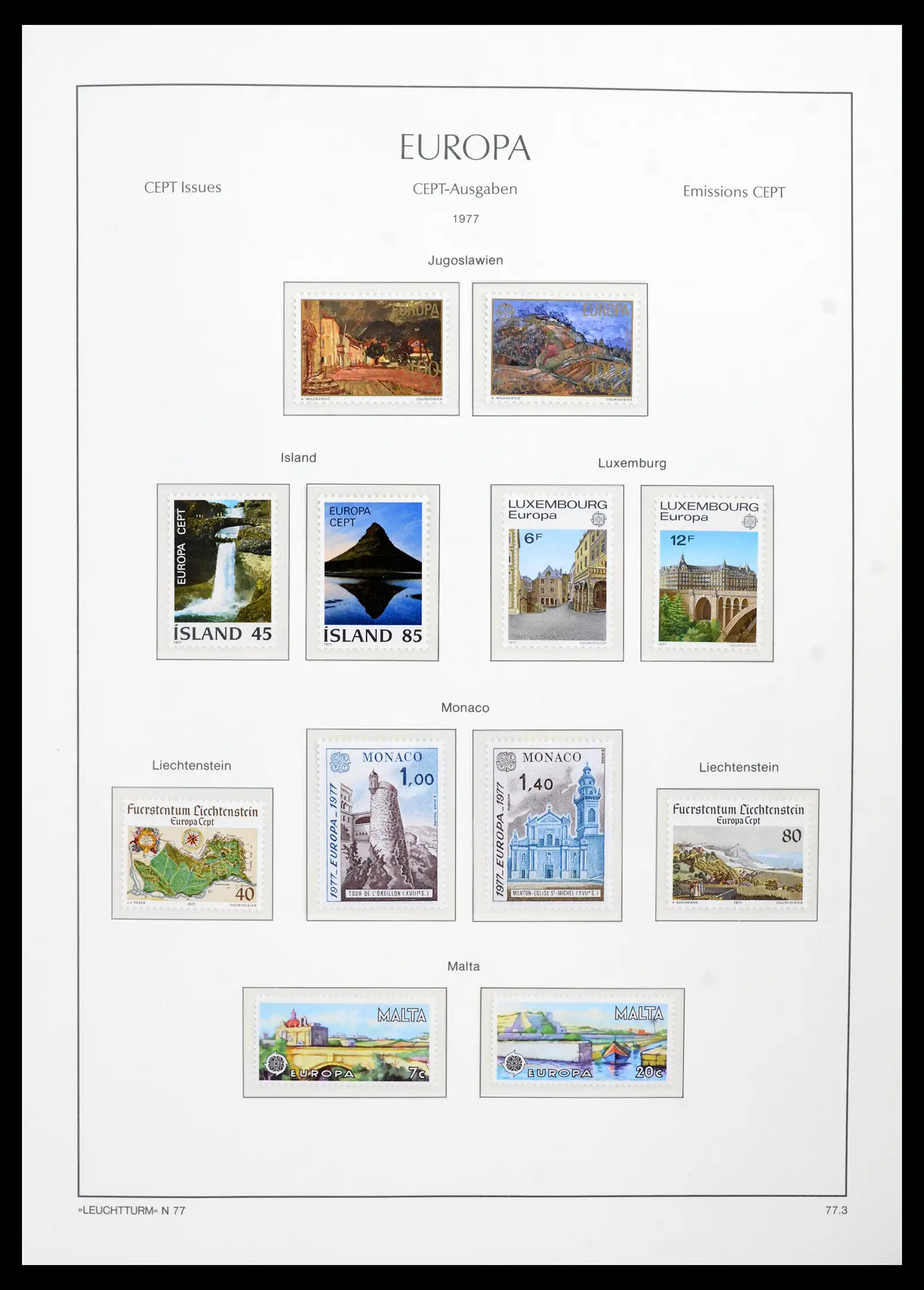 41749 0092 - Postzegelverzameling 41749 Europa Cept compleet 1956-2012.