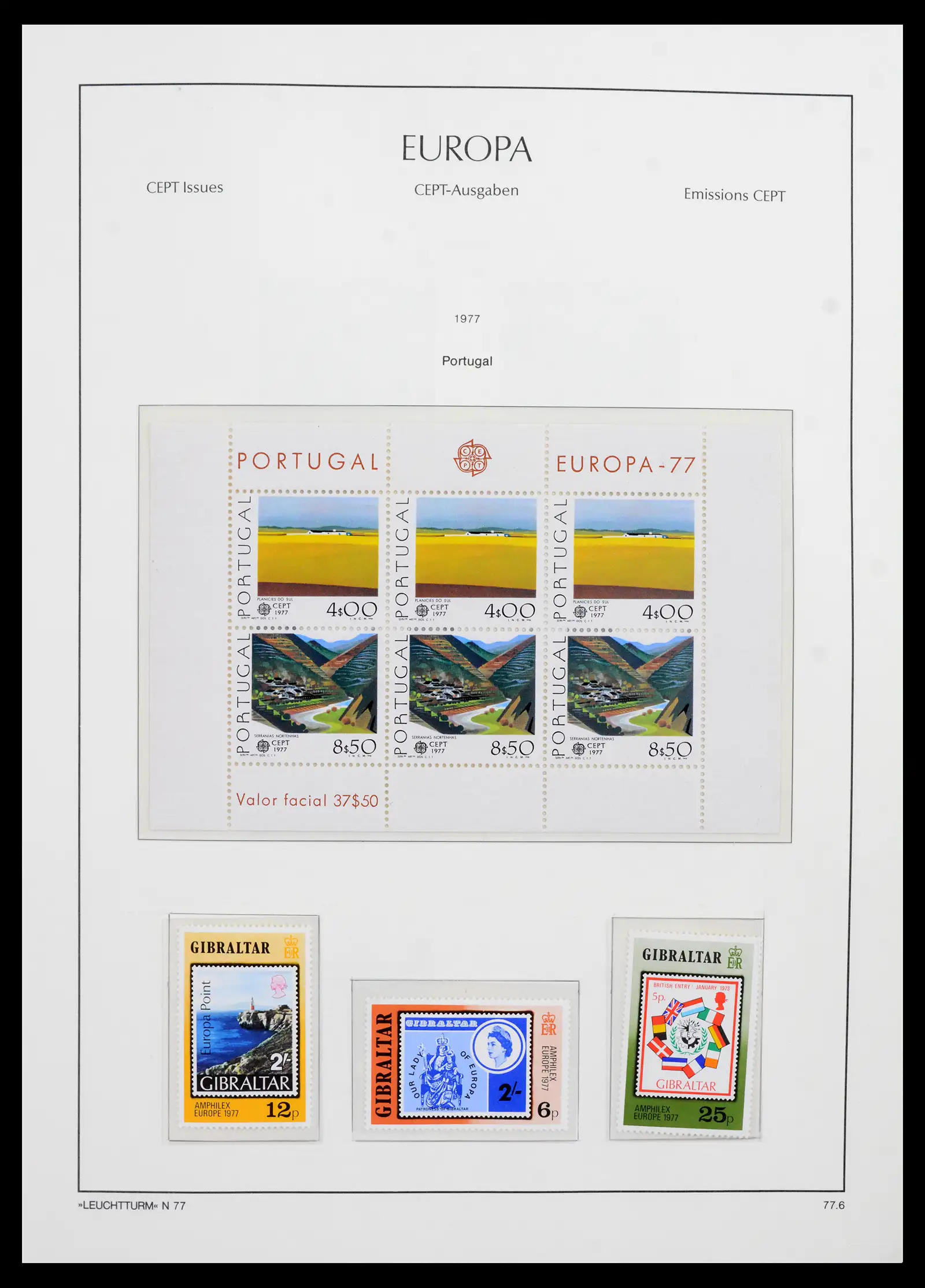 41749 0095 - Postzegelverzameling 41749 Europa Cept compleet 1956-2012.