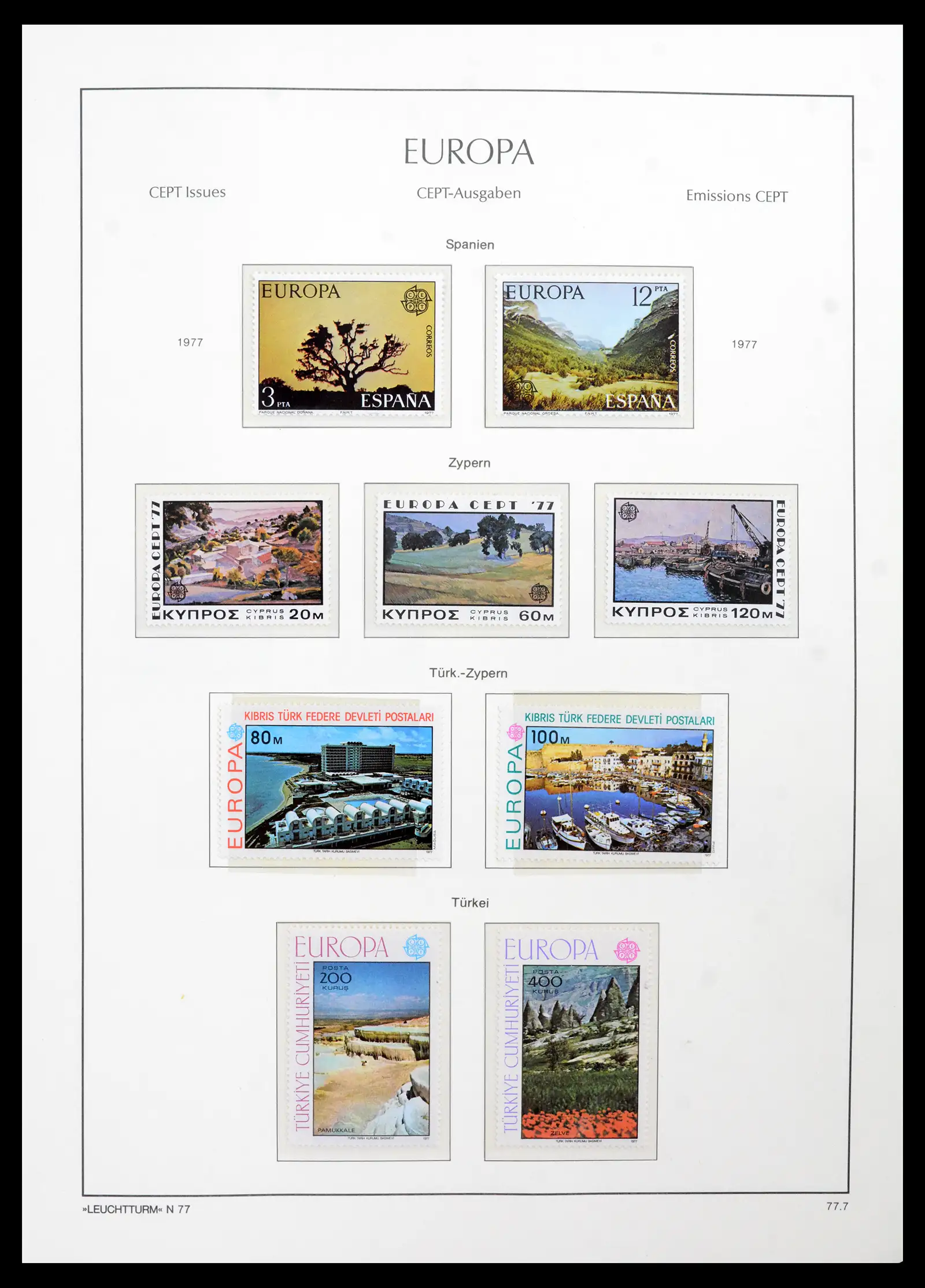 41749 0096 - Postzegelverzameling 41749 Europa Cept compleet 1956-2012.