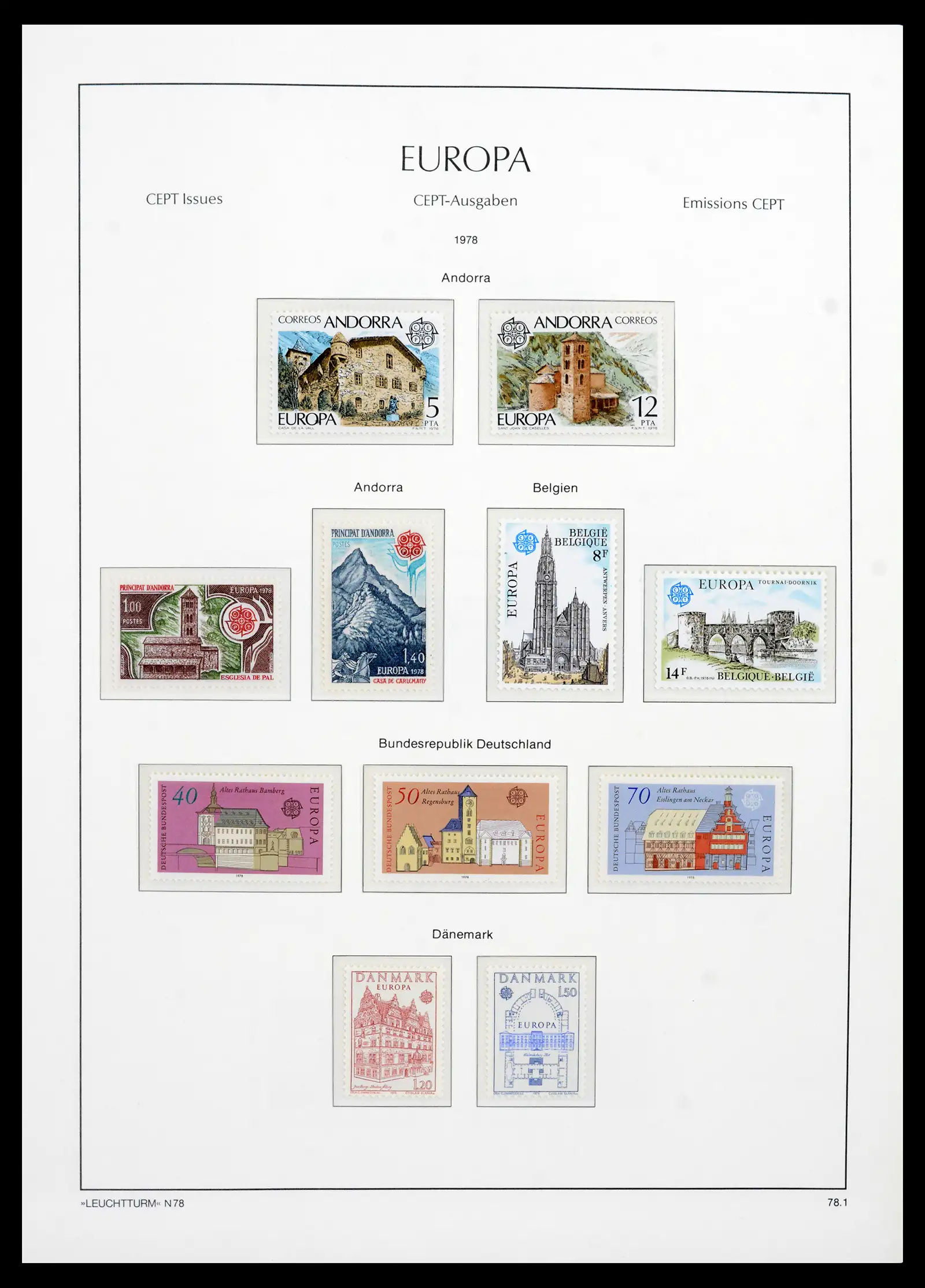 41749 0097 - Postzegelverzameling 41749 Europa Cept compleet 1956-2012.