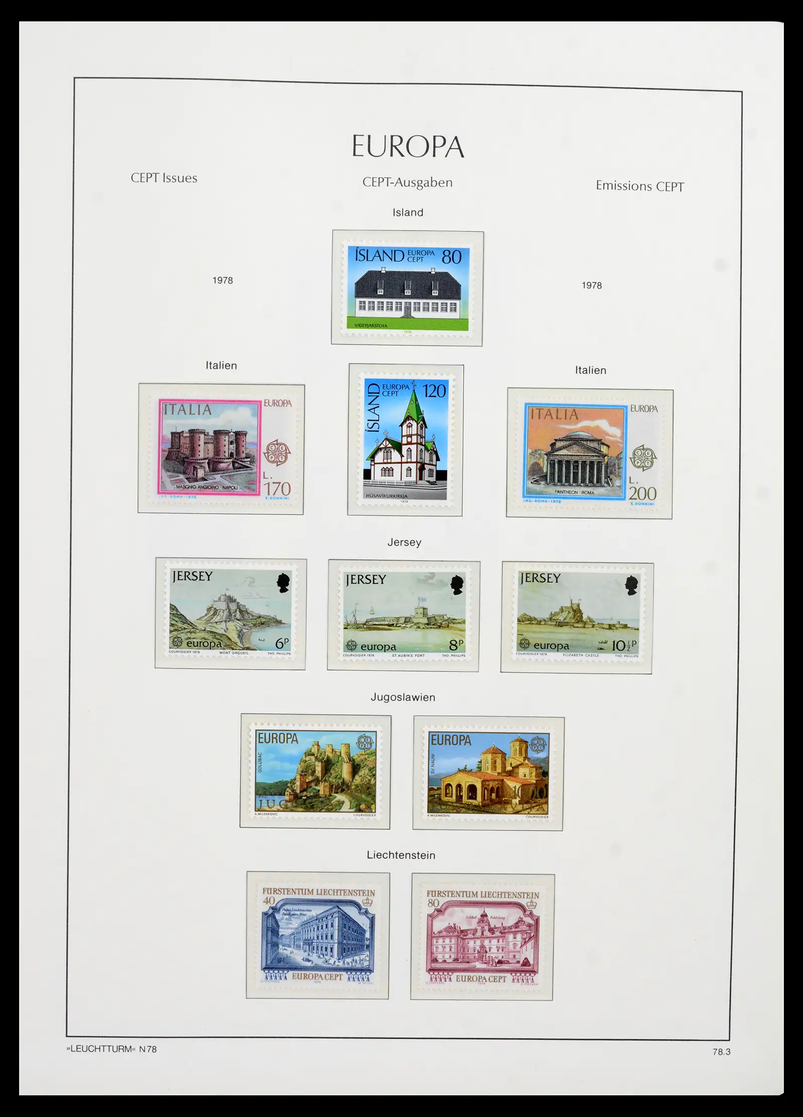 41749 0099 - Postzegelverzameling 41749 Europa Cept compleet 1956-2012.