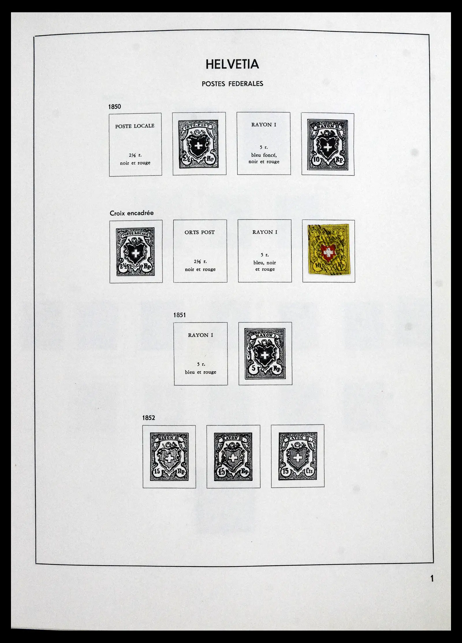 41750 0001 - Stamp collection 41750 Switzerland complete 1862-2006.