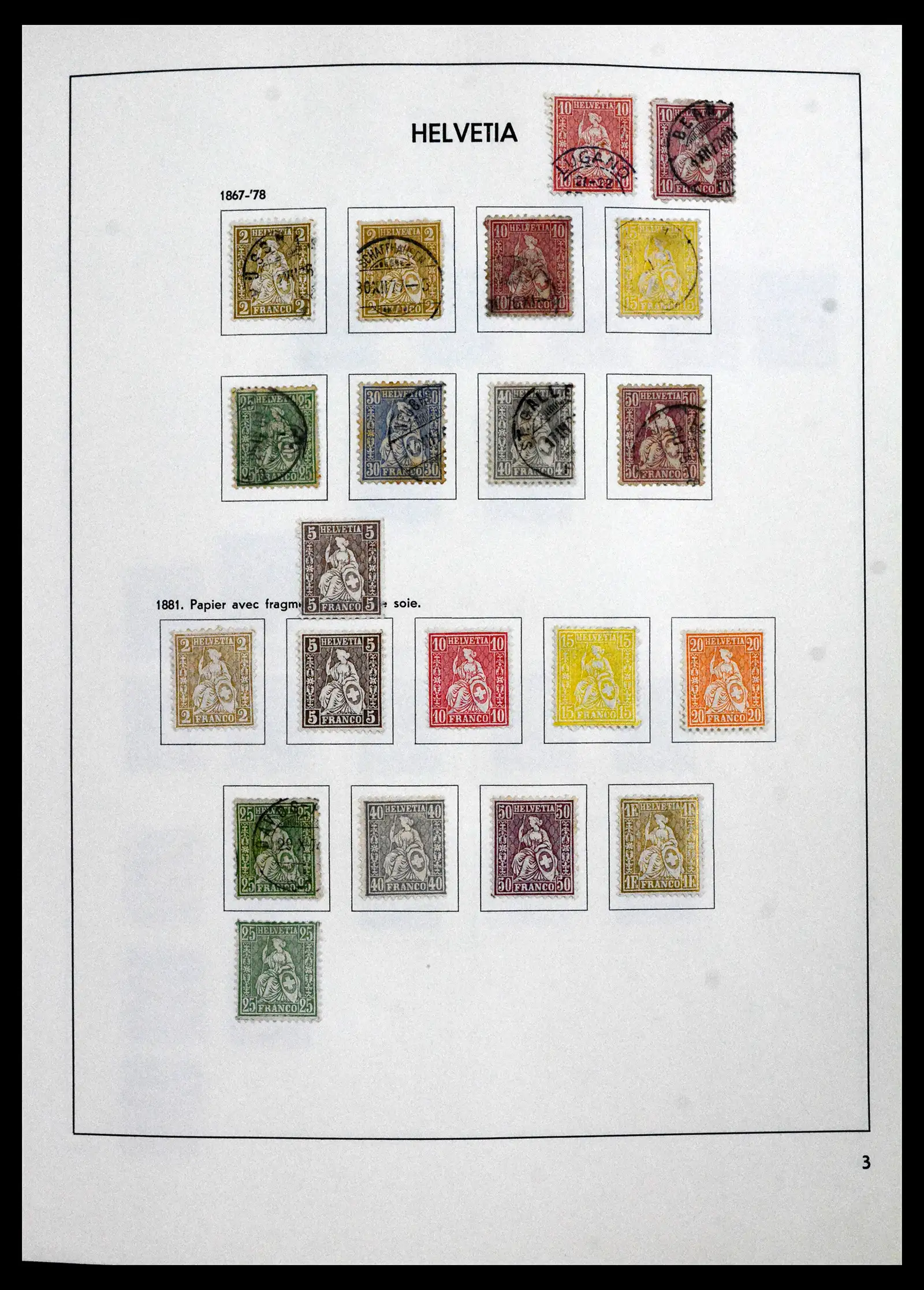 41750 0003 - Stamp collection 41750 Switzerland complete 1862-2006.