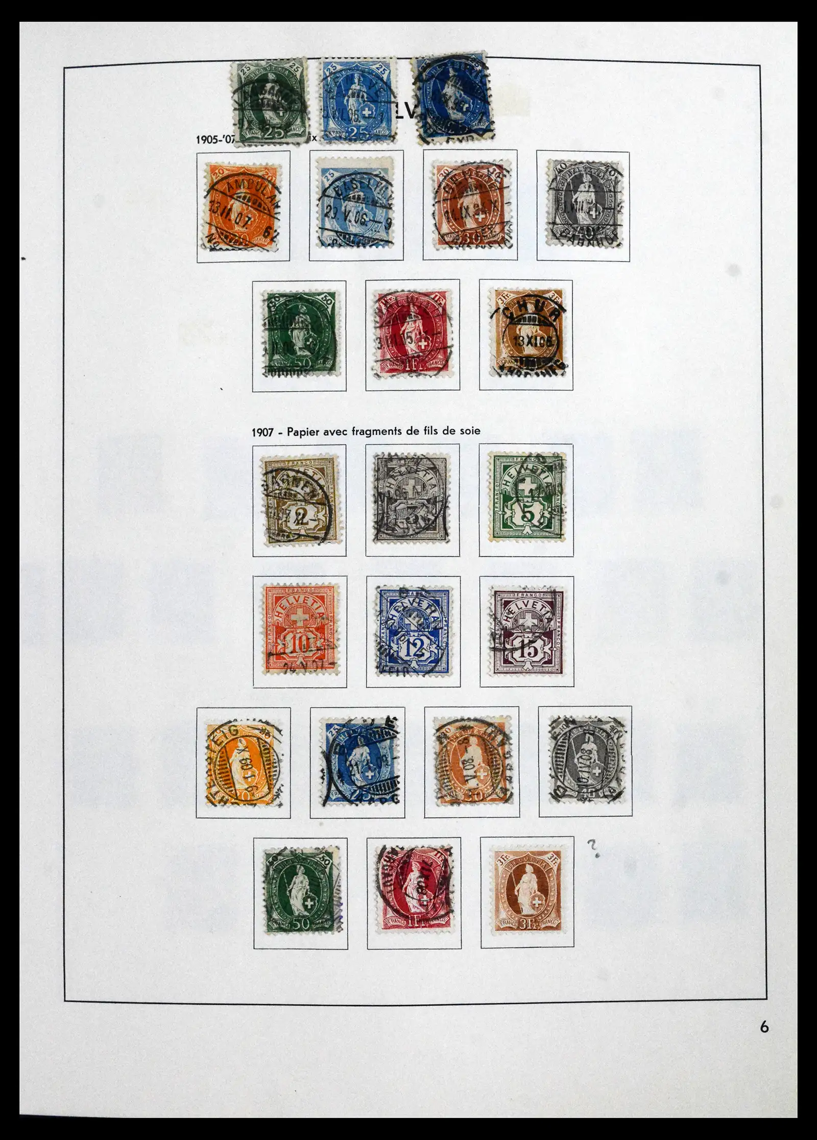 41750 0006 - Stamp collection 41750 Switzerland complete 1862-2006.