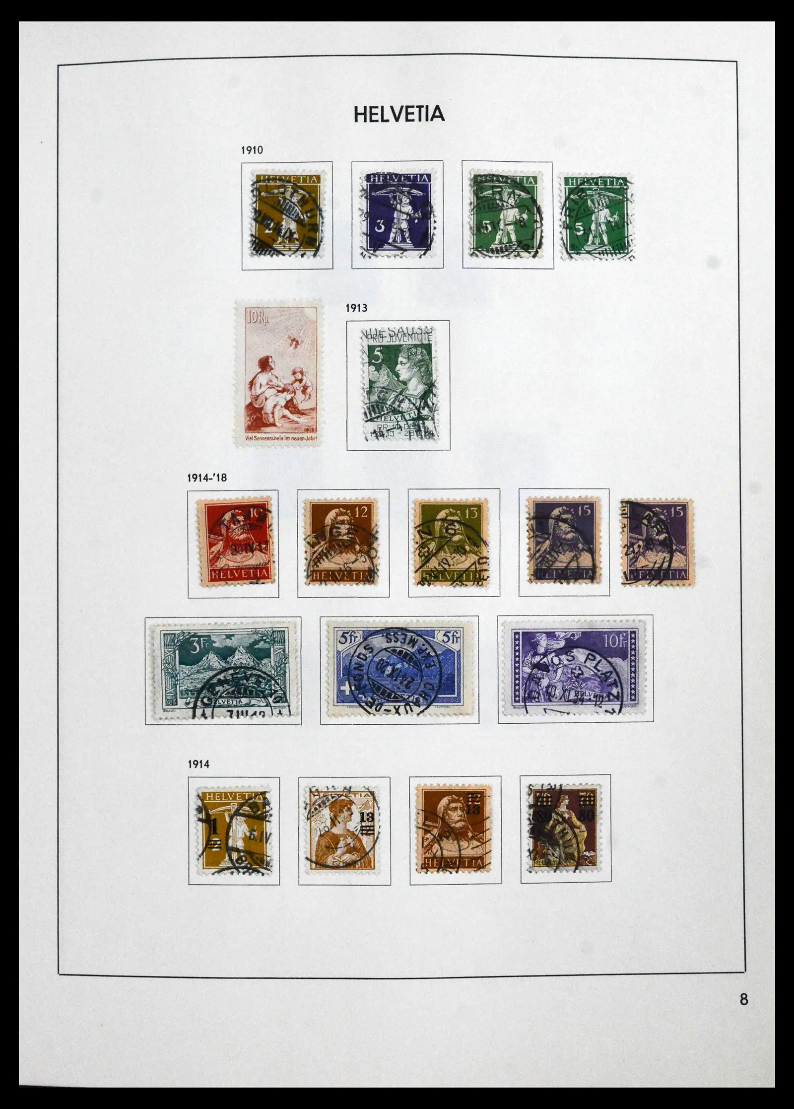 41750 0008 - Stamp collection 41750 Switzerland complete 1862-2006.