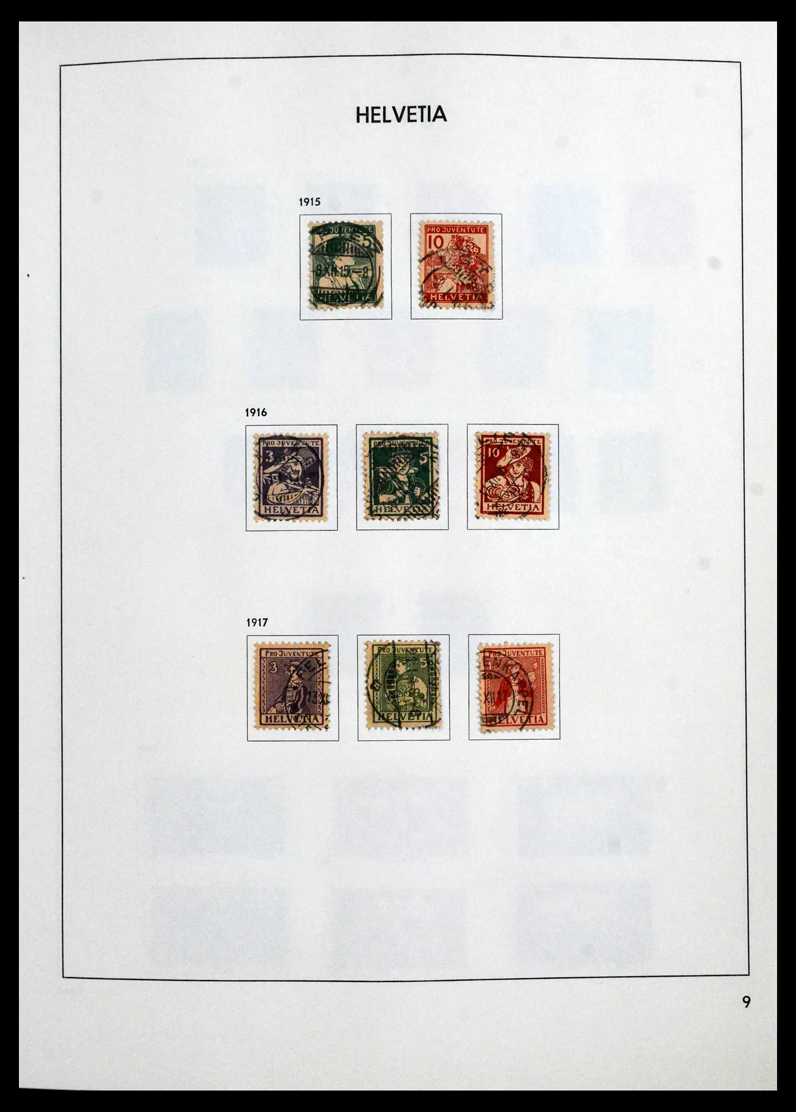 41750 0009 - Stamp collection 41750 Switzerland complete 1862-2006.