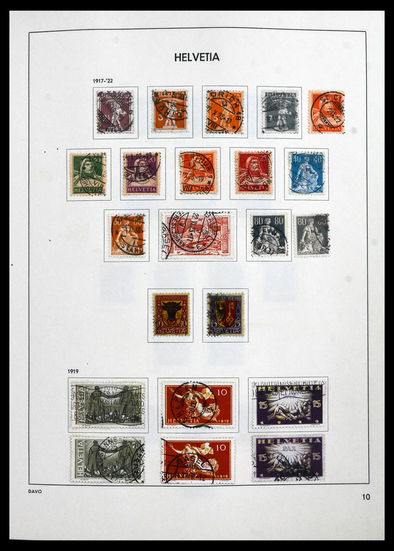 41750 0010 - Stamp collection 41750 Switzerland complete 1862-2006.