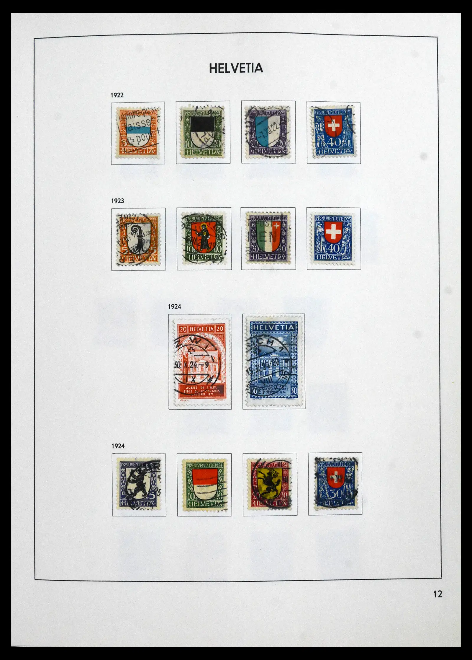 41750 0012 - Stamp collection 41750 Switzerland complete 1862-2006.