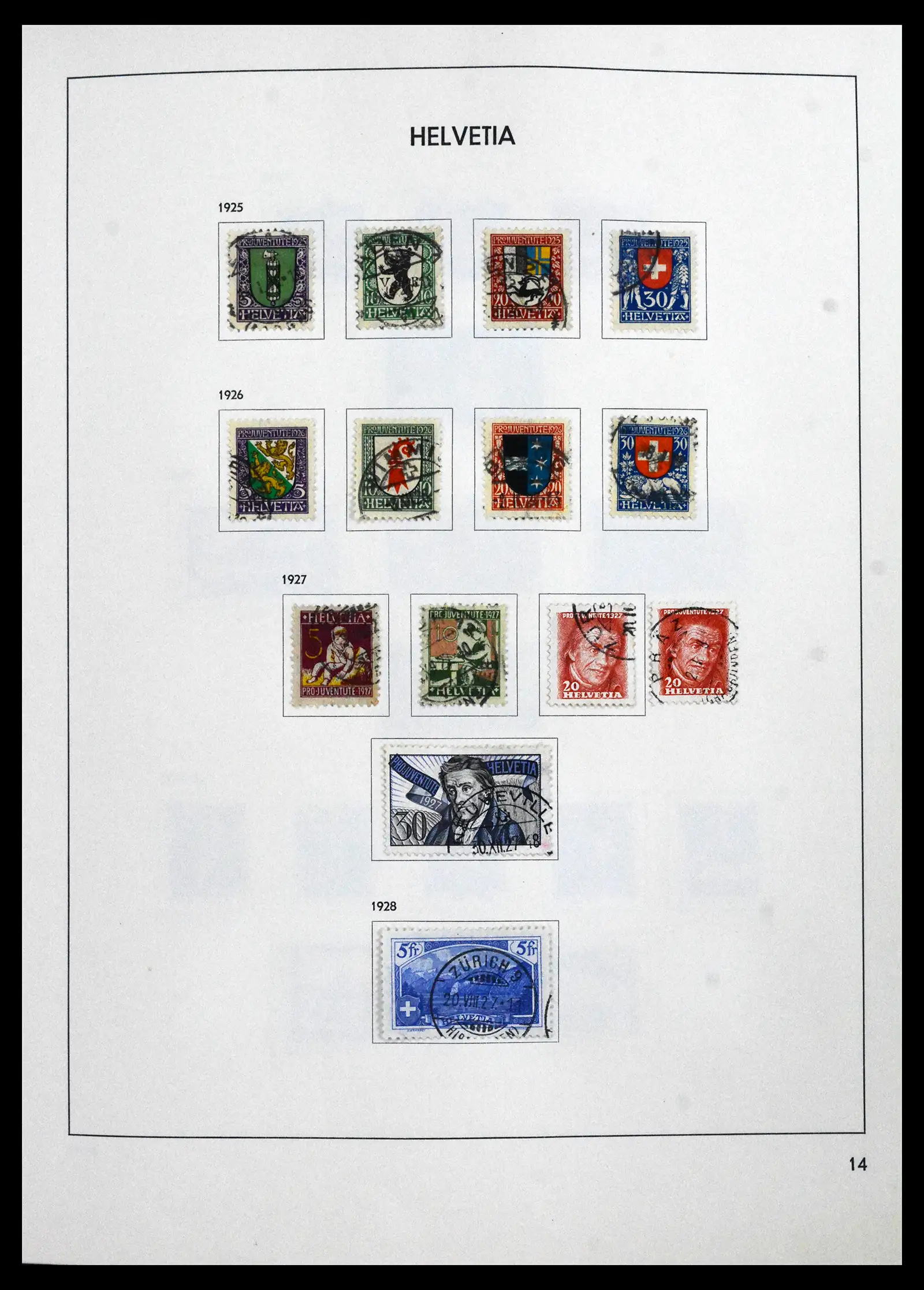 41750 0014 - Stamp collection 41750 Switzerland complete 1862-2006.