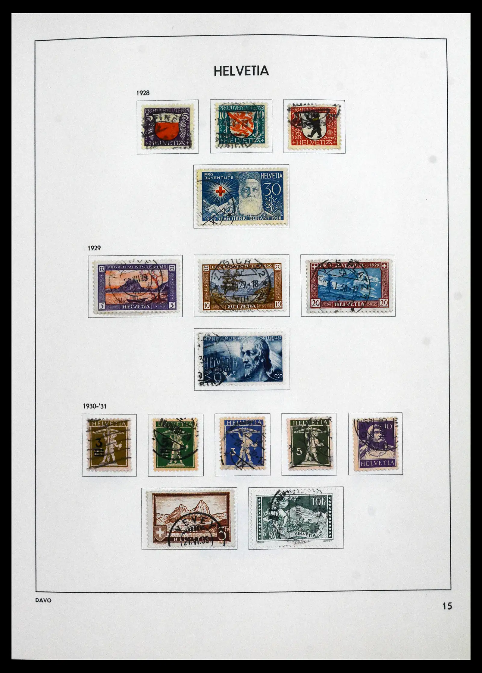 41750 0015 - Stamp collection 41750 Switzerland complete 1862-2006.