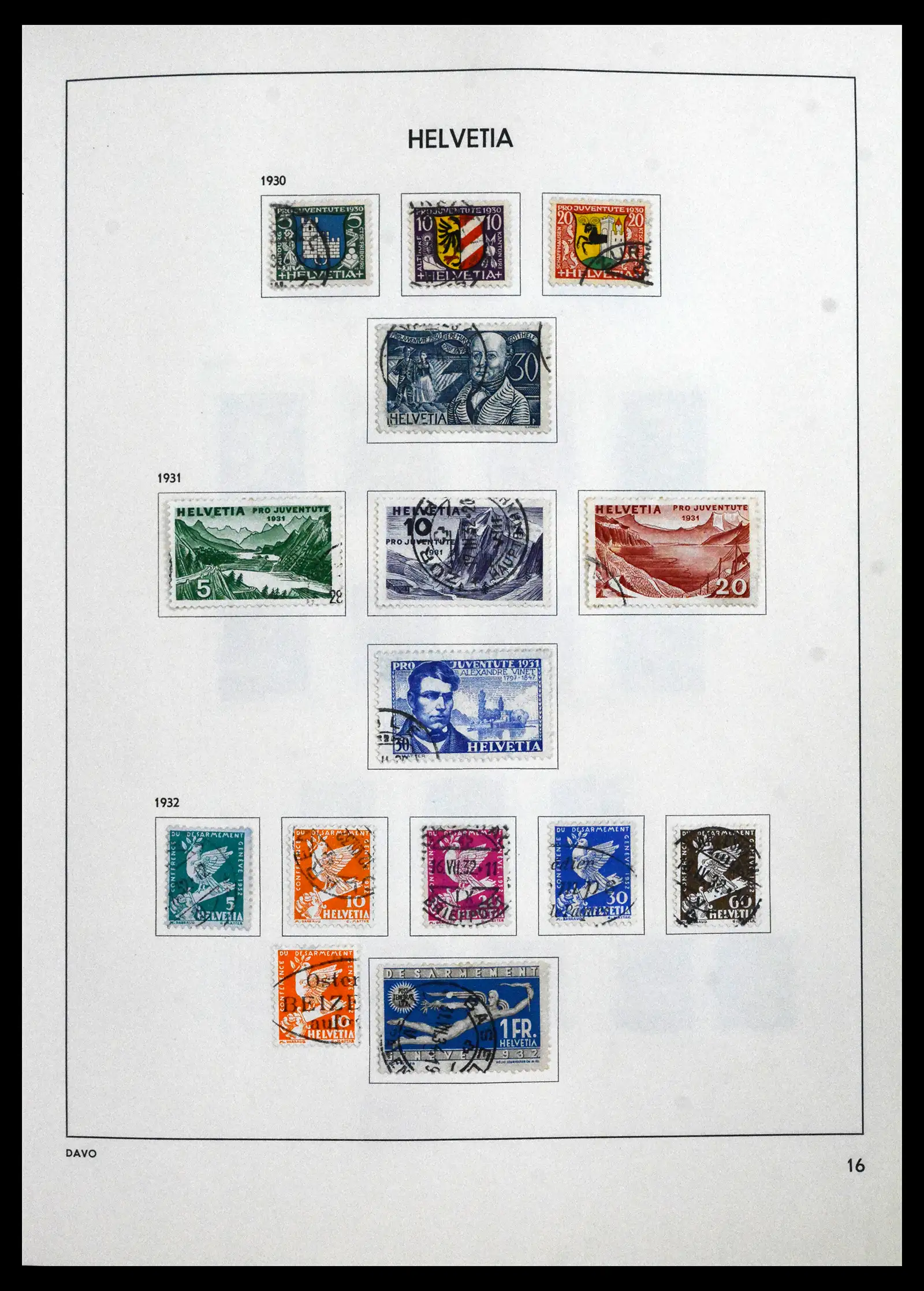 41750 0016 - Stamp collection 41750 Switzerland complete 1862-2006.