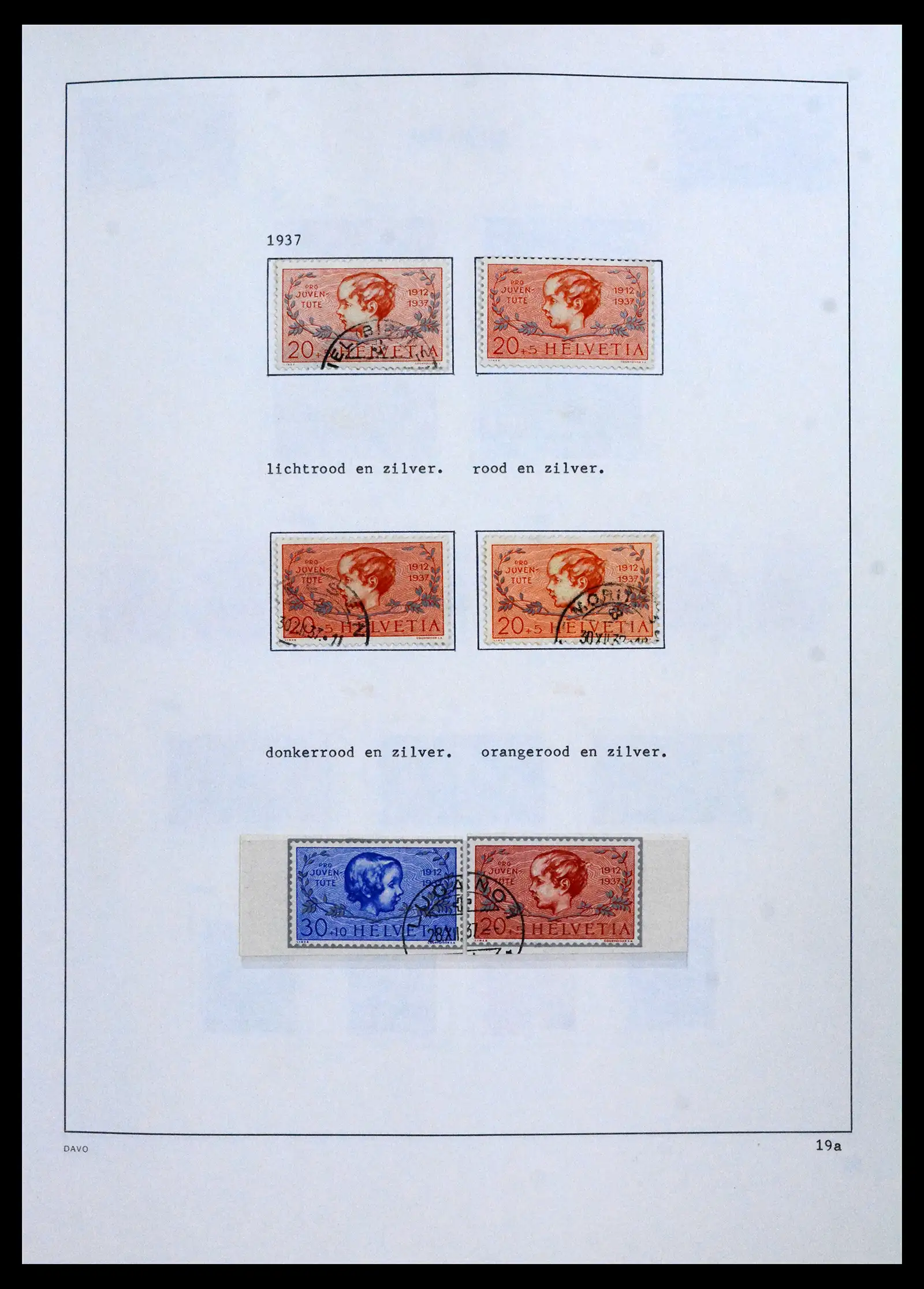 41750 0020 - Stamp collection 41750 Switzerland complete 1862-2006.