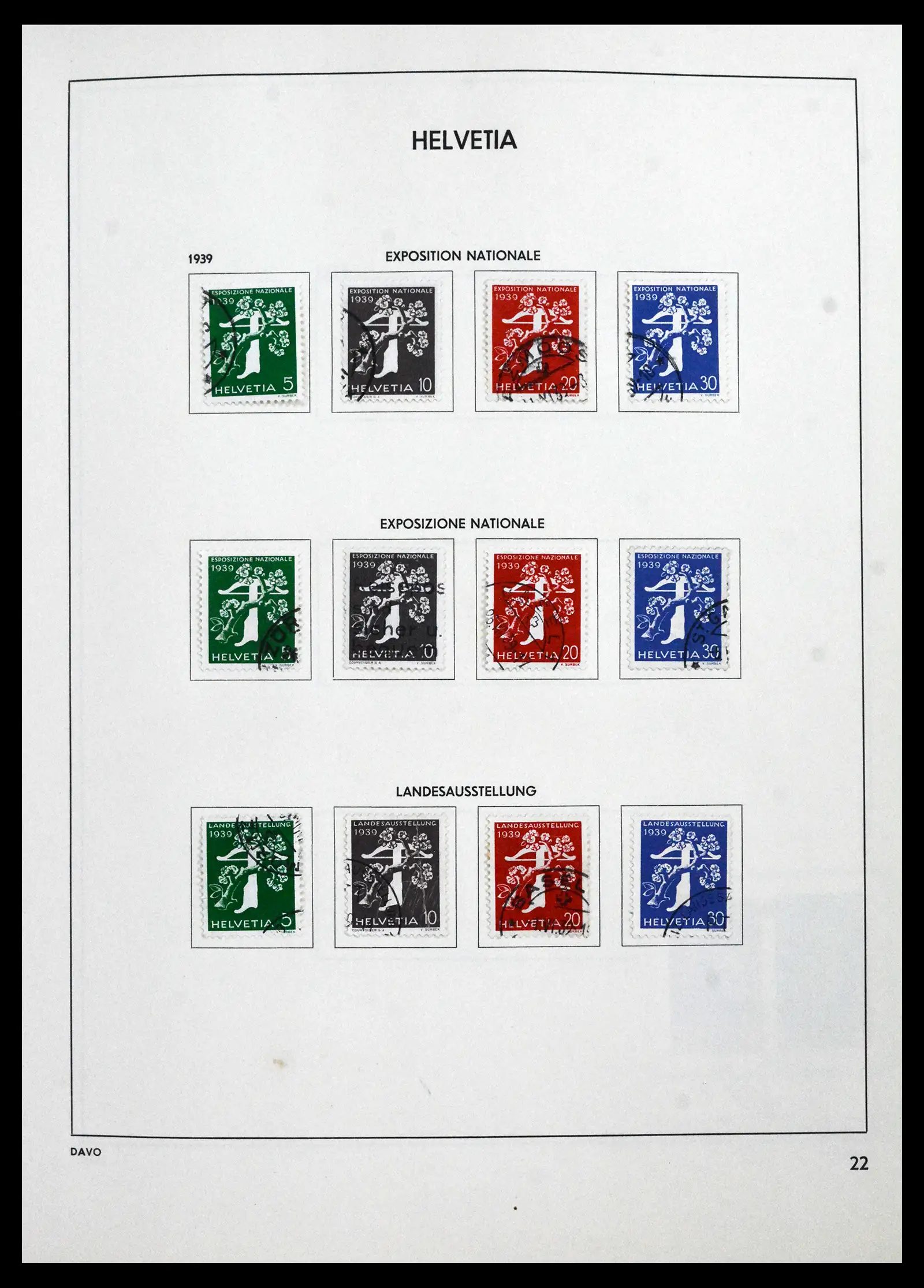 41750 0023 - Stamp collection 41750 Switzerland complete 1862-2006.
